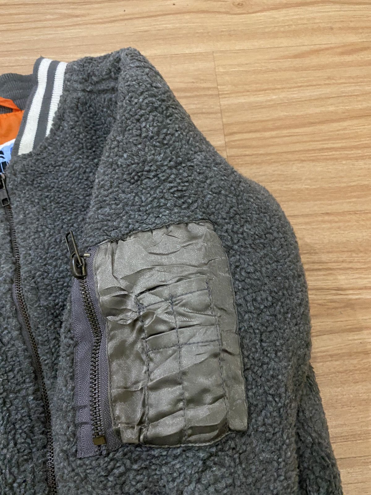 Guess GUESS USA SPACE MAIL BOMBER KID FLEECE JACKET Size US XXS / EU 40 - 6 Thumbnail