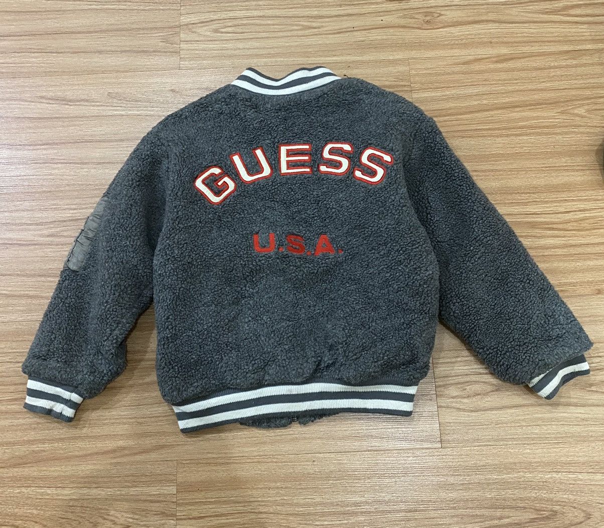 Guess GUESS USA SPACE MAIL BOMBER KID FLEECE JACKET Size US XXS / EU 40 - 1 Thumbnail