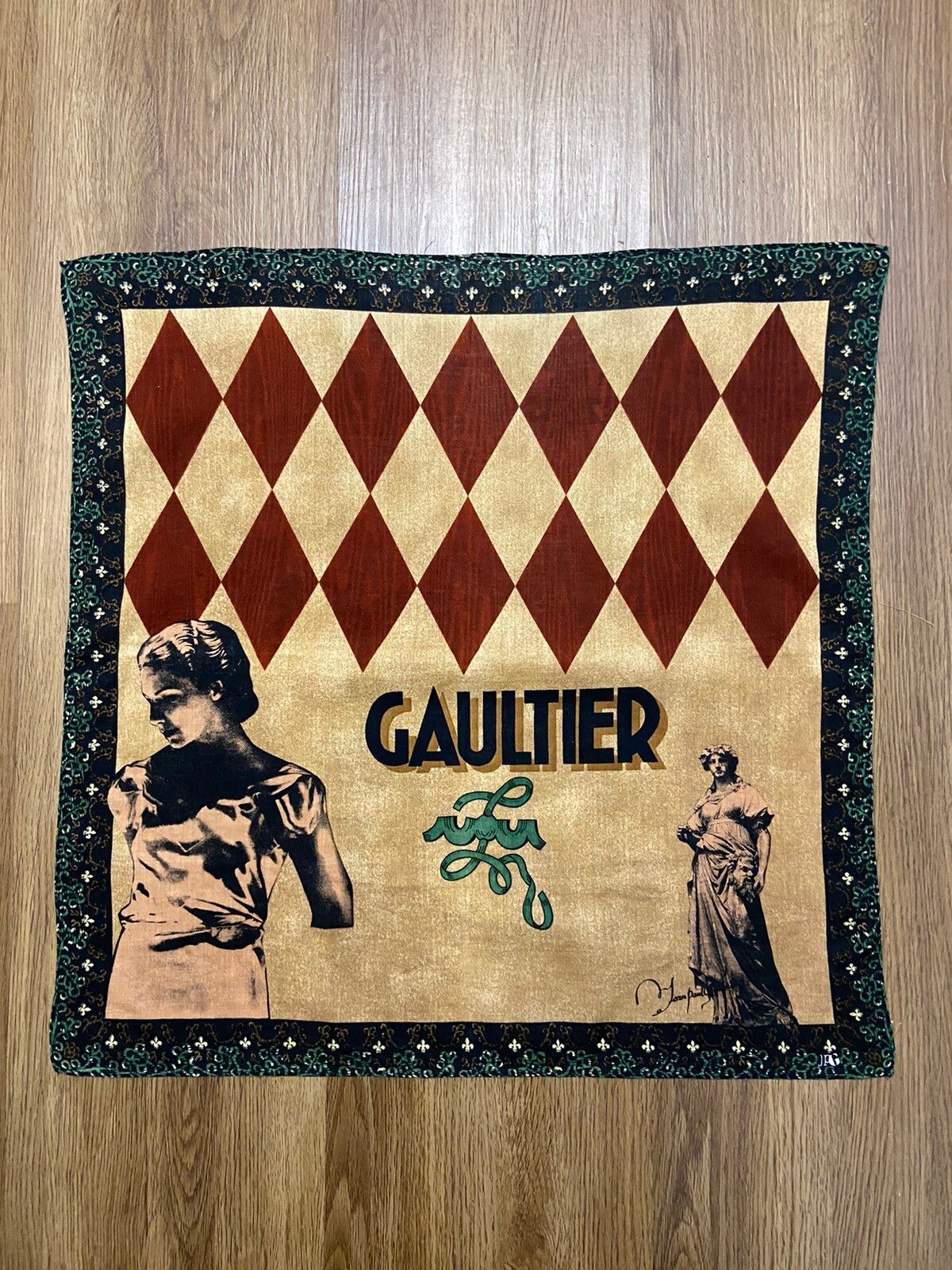 Pre-owned Jean Paul Gaultier Jpg Handkerchief/neckerchief/bandanna In Multicolor