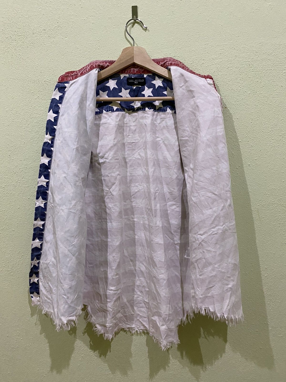 Designer × Vintage USA FLAG BUTTON UP SHIRT BY KAWI JAMELE Size US M / EU 48-50 / 2 - 11 Thumbnail