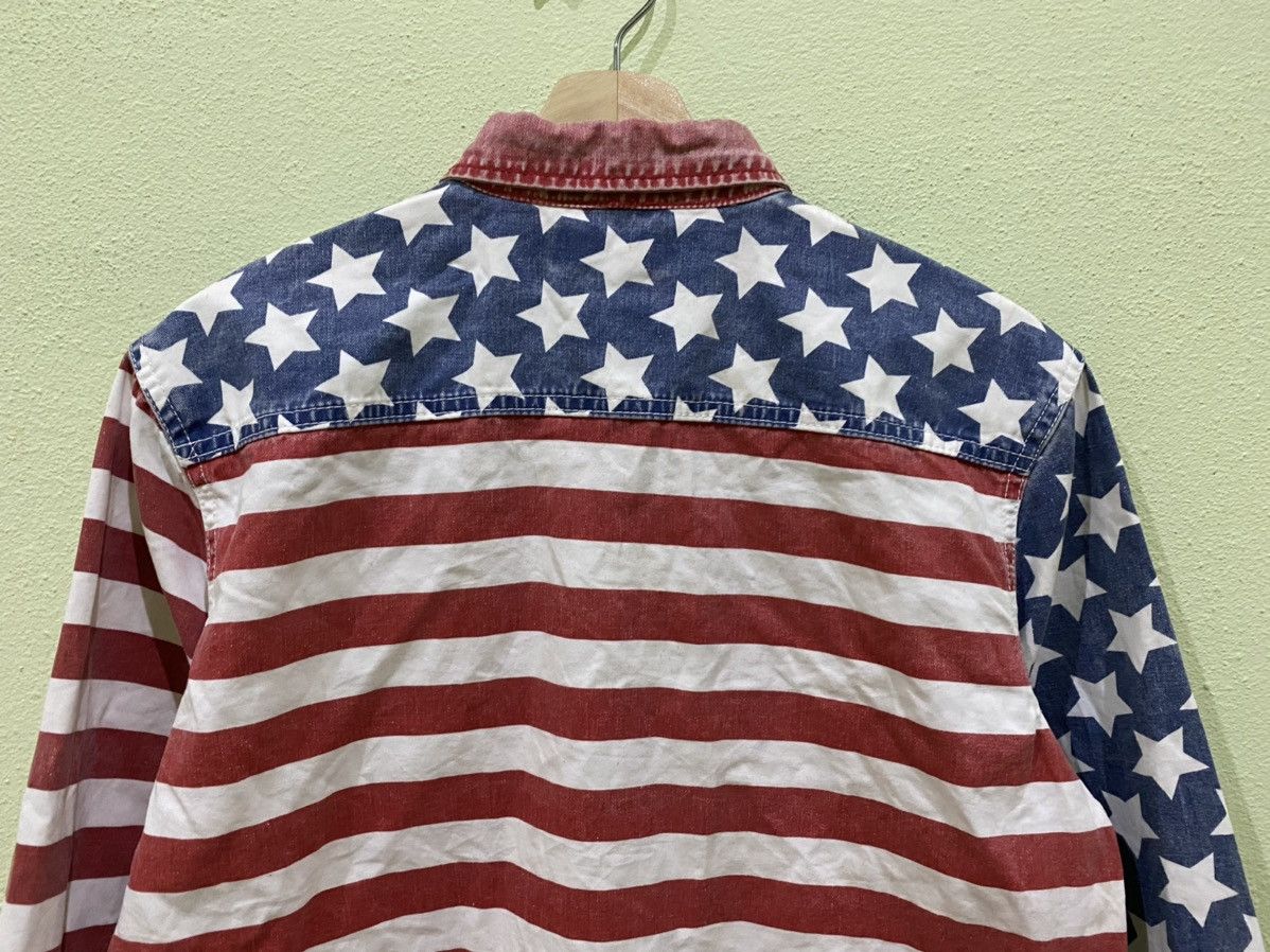 Designer × Vintage USA FLAG BUTTON UP SHIRT BY KAWI JAMELE Size US M / EU 48-50 / 2 - 7 Thumbnail