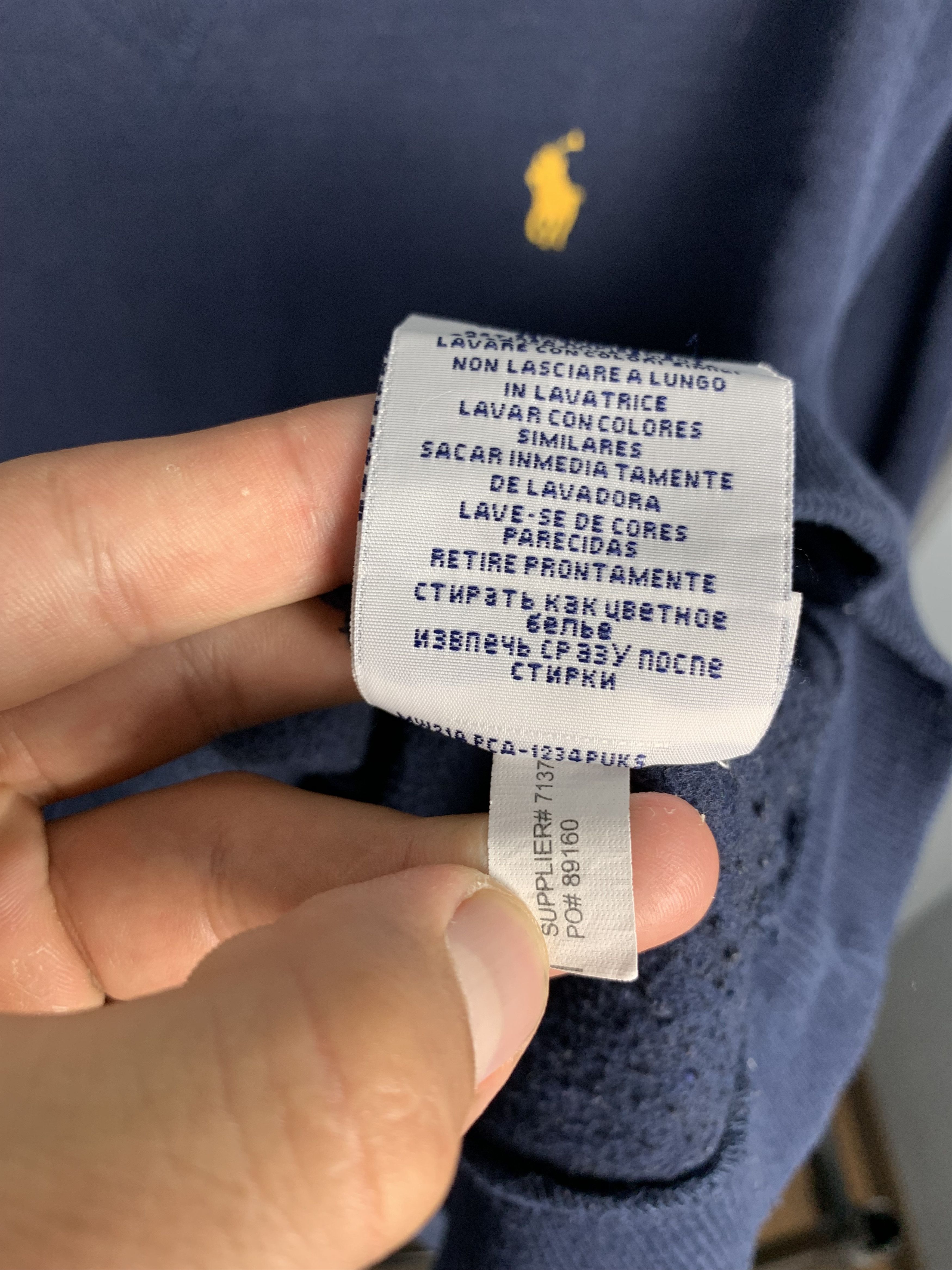 Polo Ralph Lauren × Ralph Lauren × Vintage Polo Ralph Lauren Vintage Mens Sweatshirt Size US M / EU 48-50 / 2 - 4 Thumbnail