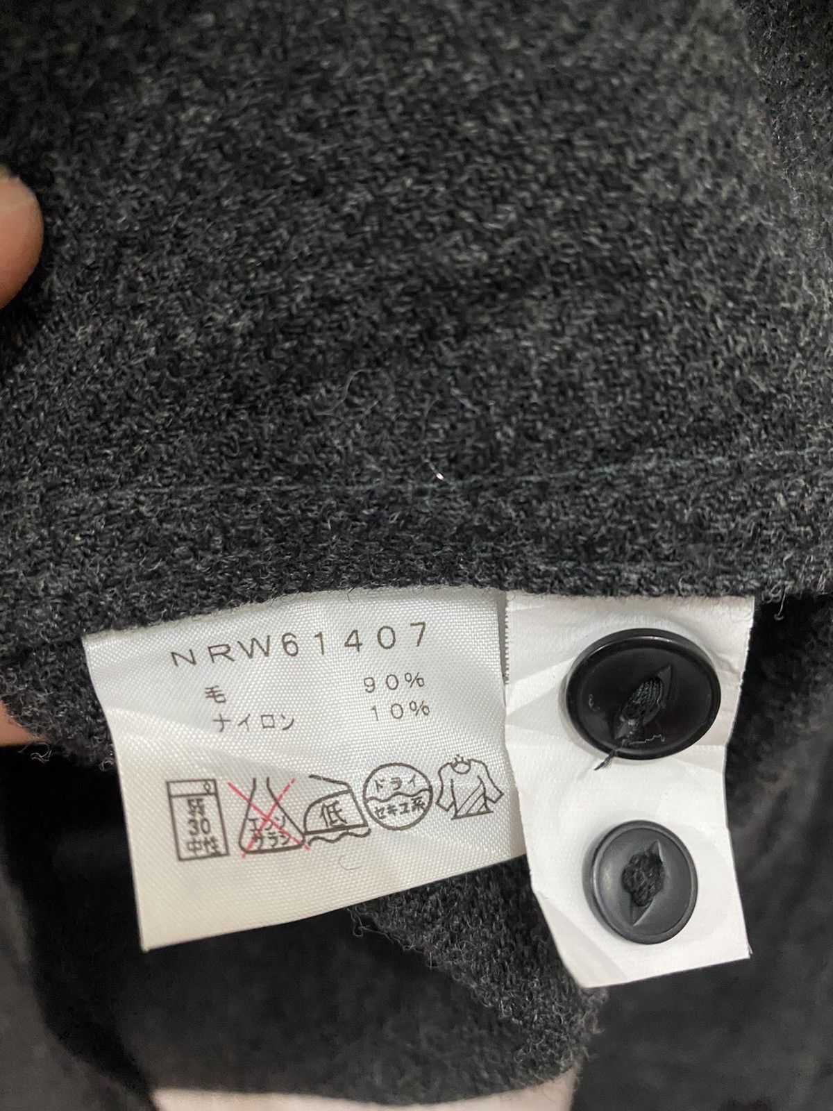 The North Face THE NORTH FACE WOOL BUTTON JACKET Size US L / EU 52-54 / 3 - 8 Thumbnail
