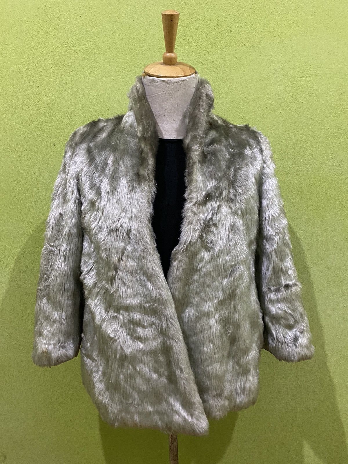 Japanese Brand 🔥Synthetic Fur Jacket Presente Pur -GK84 Size US M / EU 48-50 / 2 - 1 Thumbnail