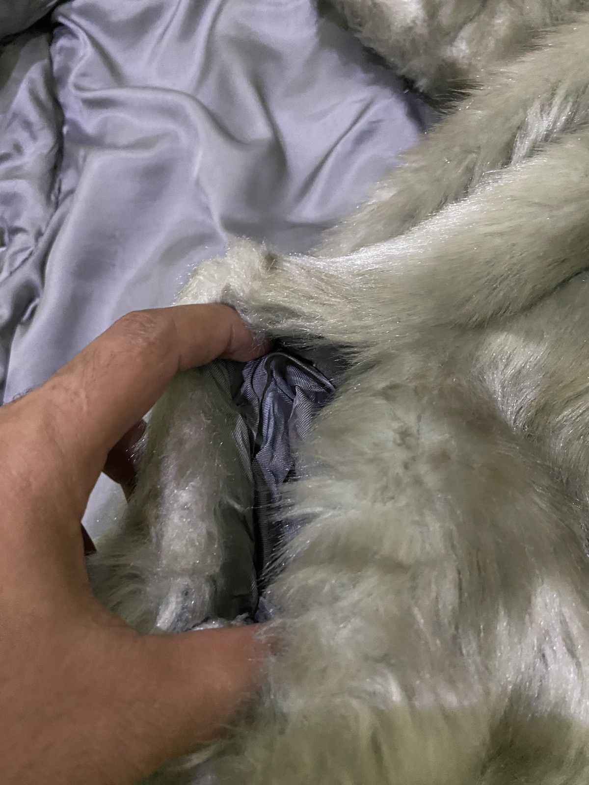 Japanese Brand 🔥Synthetic Fur Jacket Presente Pur -GK84 Size US M / EU 48-50 / 2 - 8 Thumbnail