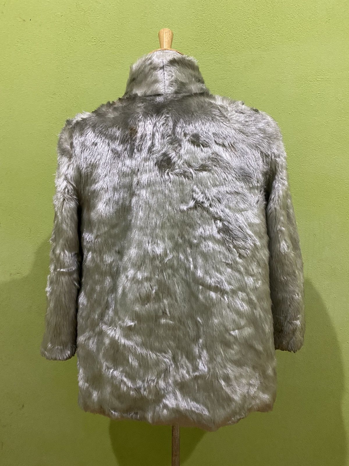 Japanese Brand 🔥Synthetic Fur Jacket Presente Pur -GK84 Size US M / EU 48-50 / 2 - 2 Thumbnail