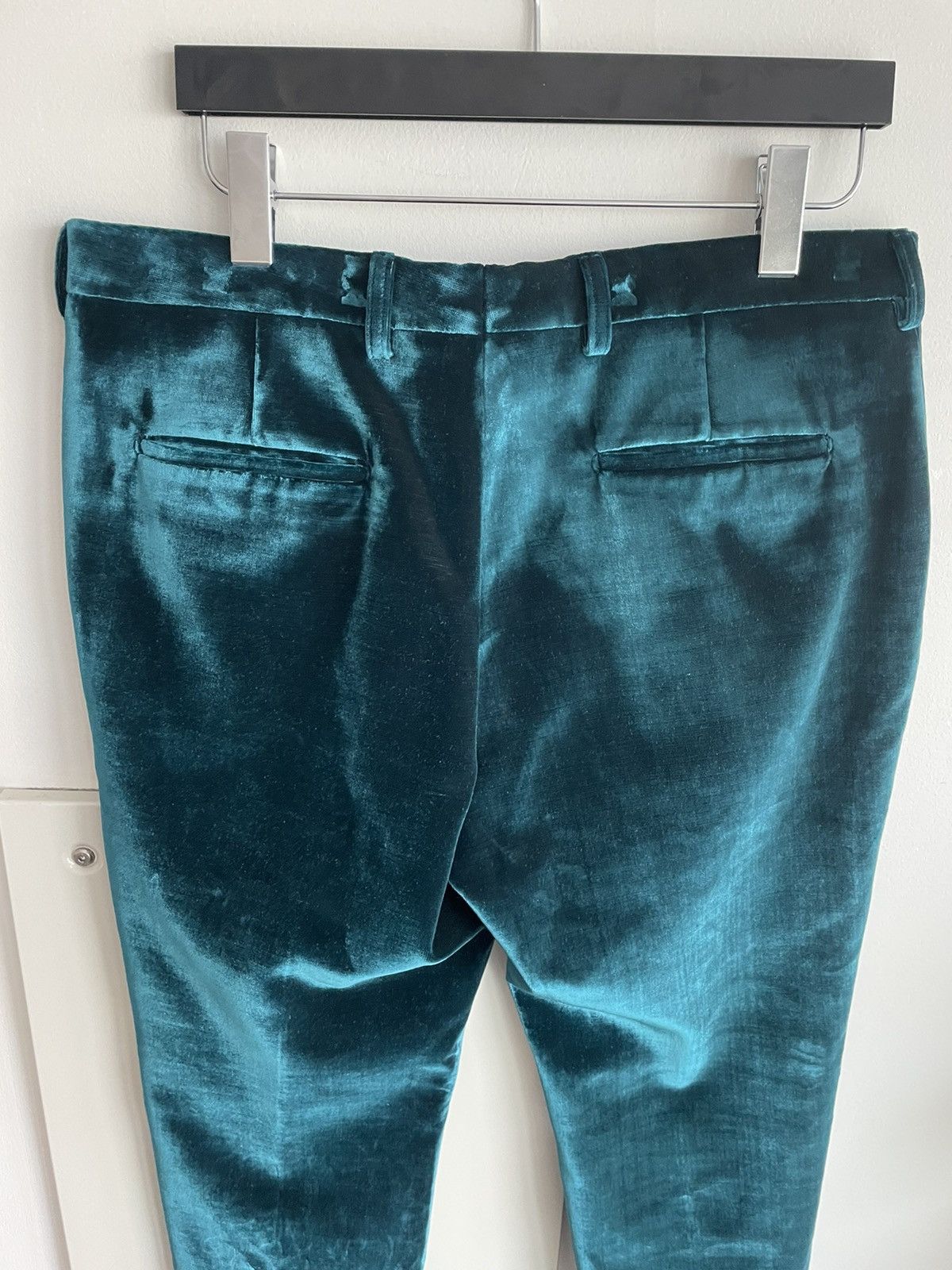 Hedi Slimane × Saint Laurent Paris × Yves Saint Laurent Rare $2,500 Value Super Runway Limited Edition Viscose Pant Size US 30 / EU 46 - 9 Thumbnail