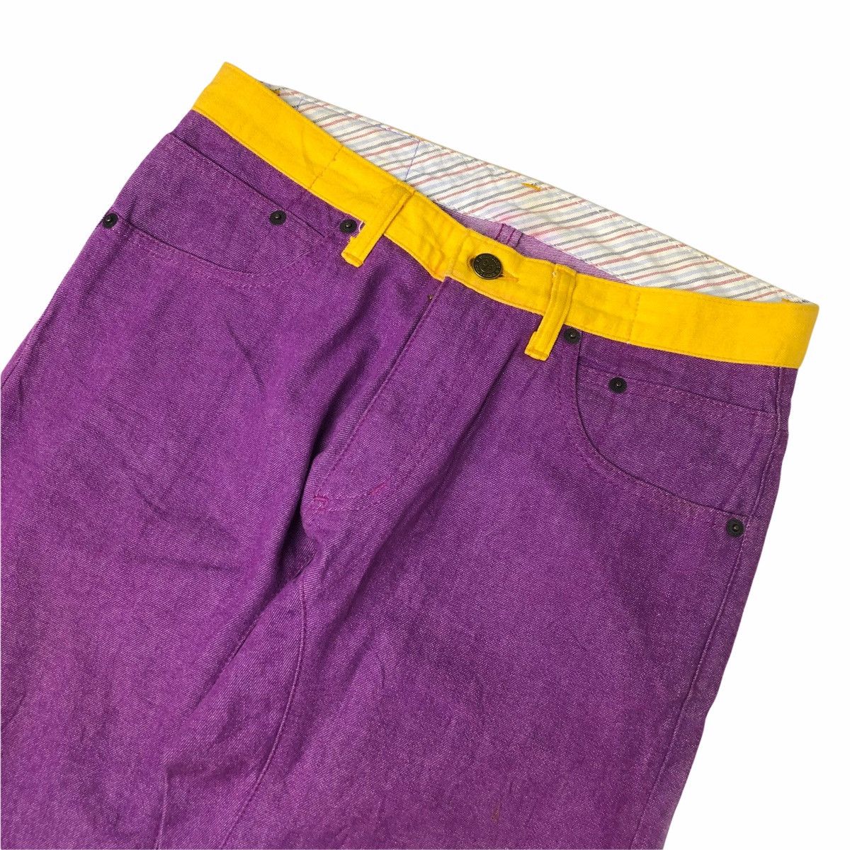 20471120 2000s Revolver - Unity Purple Denim Pants Size US 30 / EU 46 - 7 Thumbnail