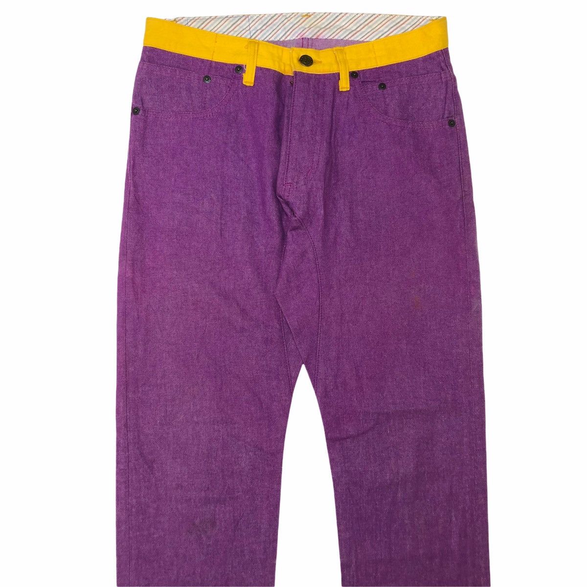 20471120 2000s Revolver - Unity Purple Denim Pants Size US 30 / EU 46 - 5 Thumbnail