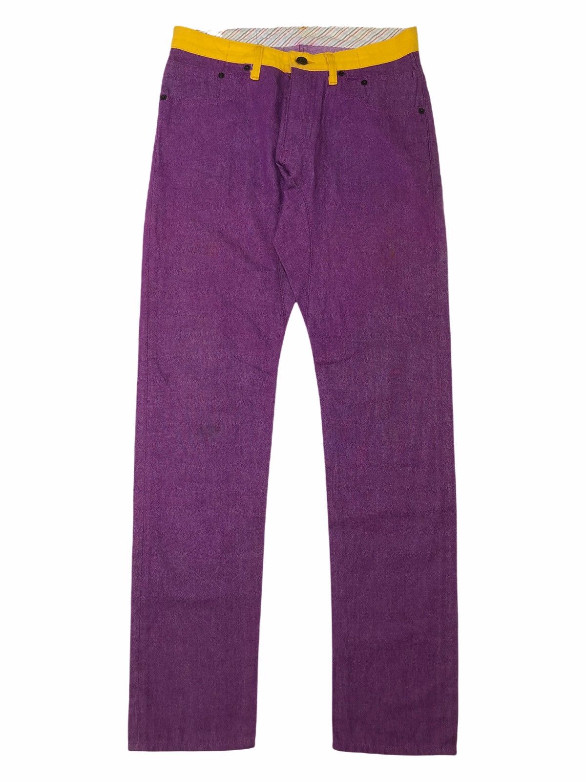 20471120 2000s Revolver - Unity Purple Denim Pants Size US 30 / EU 46 - 3 Thumbnail