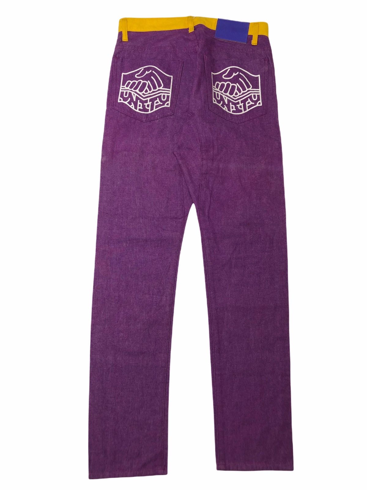 20471120 2000s Revolver - Unity Purple Denim Pants Size US 30 / EU 46 - 2 Thumbnail