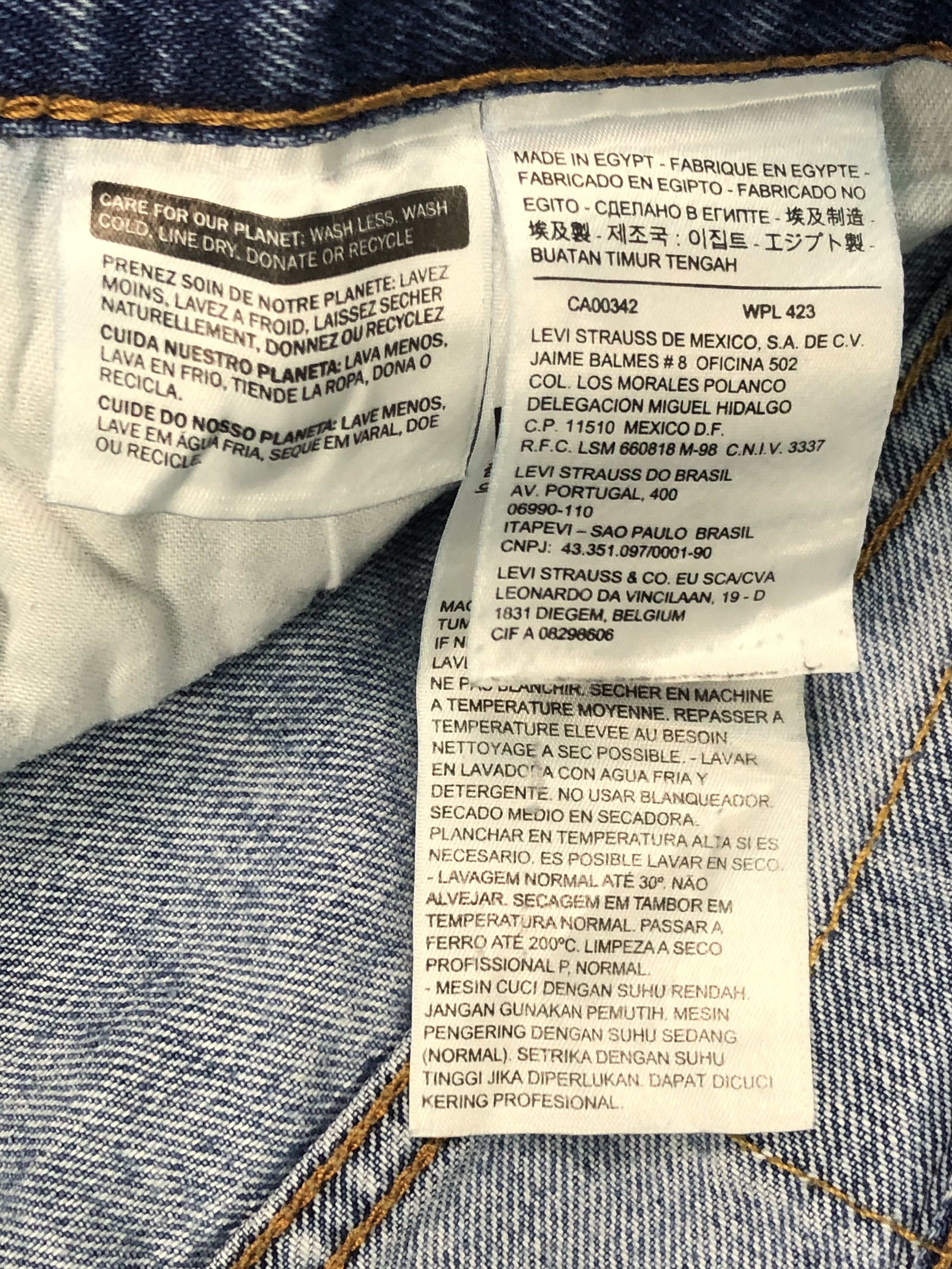 Levi's × Vintage Vintage Distressed Levis 550 Jeans DP0377 Size US 33 - 6 Thumbnail