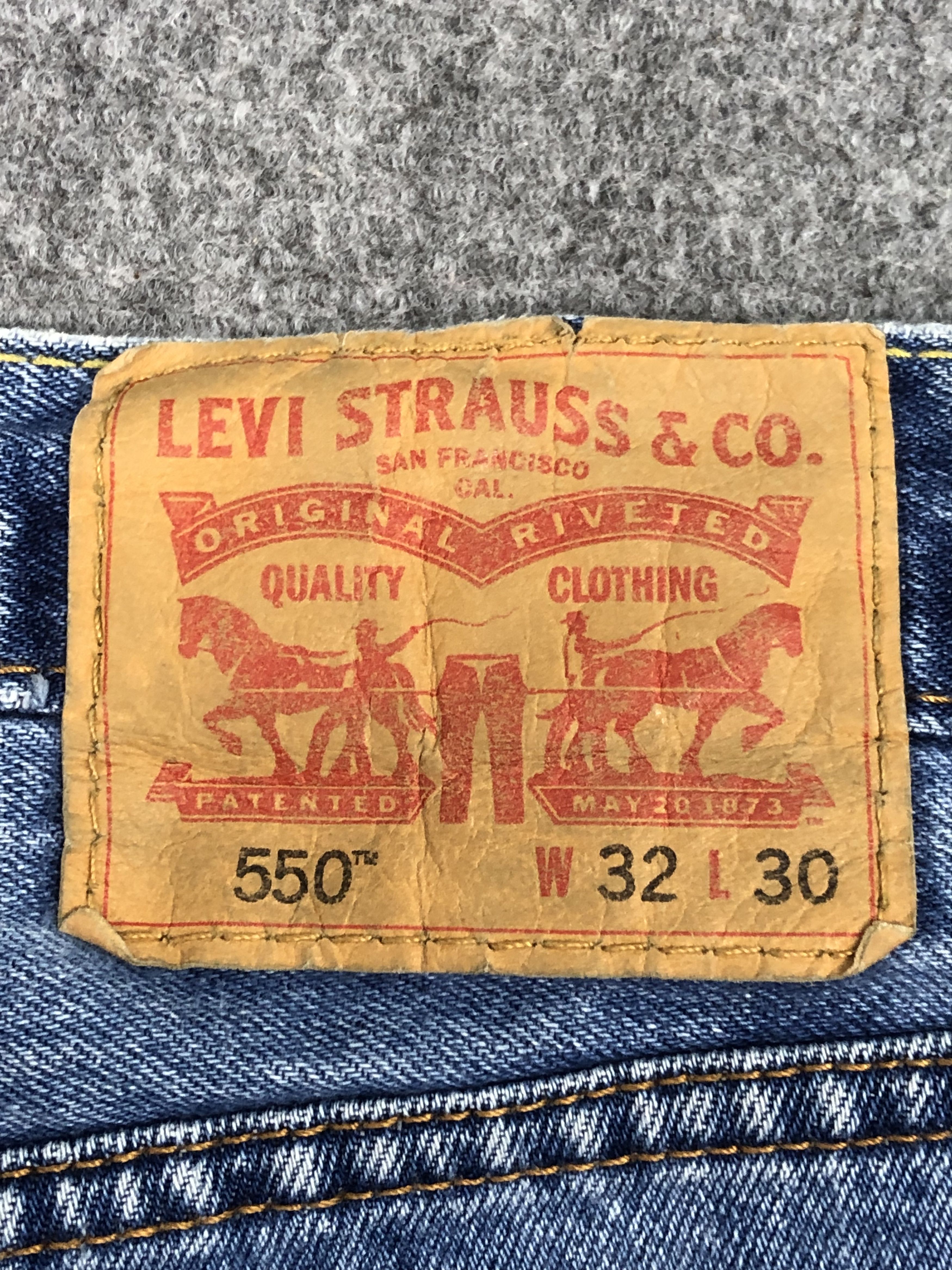 Levi's × Vintage Vintage Distressed Levis 550 Jeans DP0377 Size US 33 - 5 Thumbnail