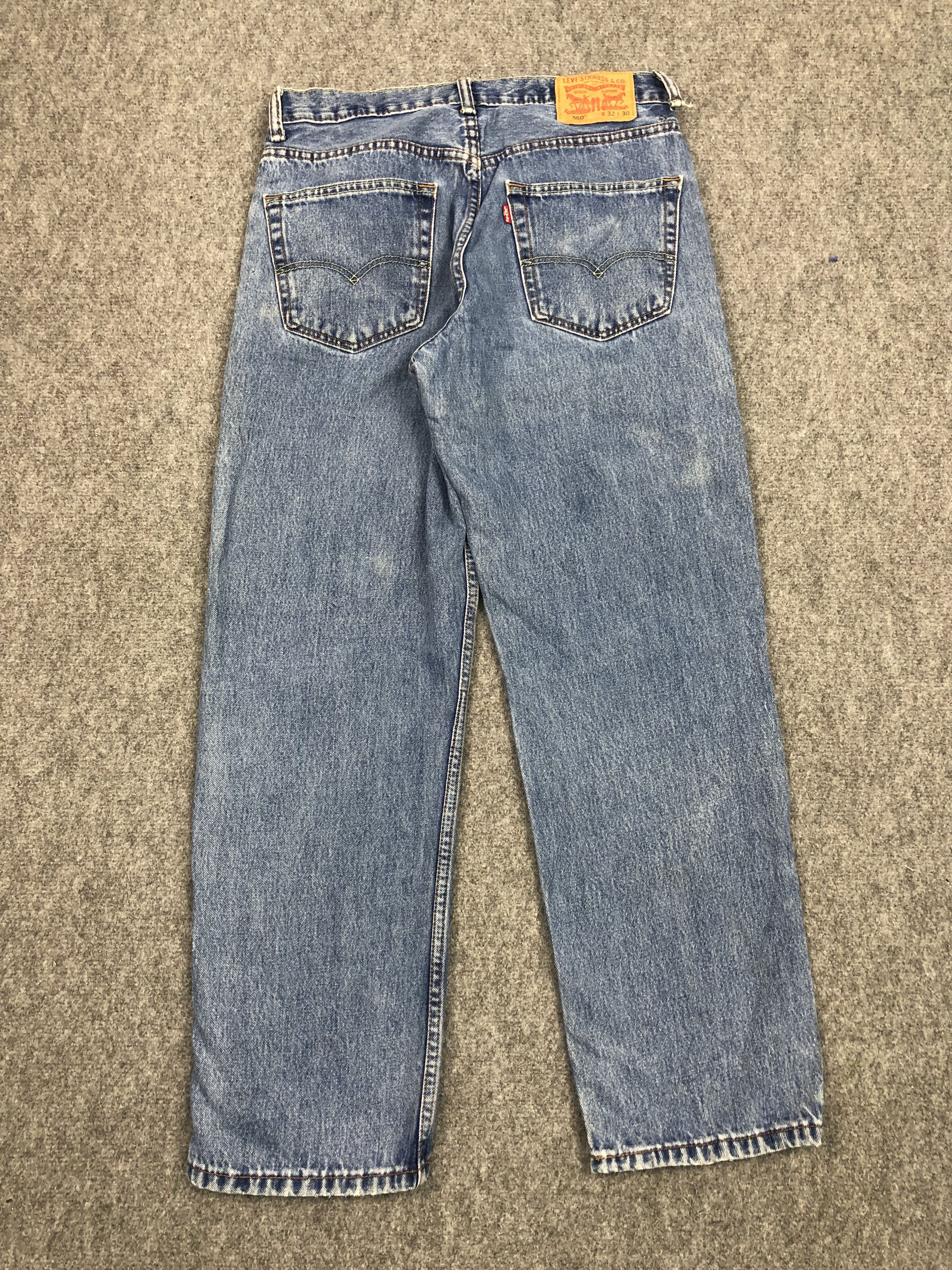 Levi's × Vintage Vintage Distressed Levis 550 Jeans DP0377 Size US 33 - 2 Thumbnail