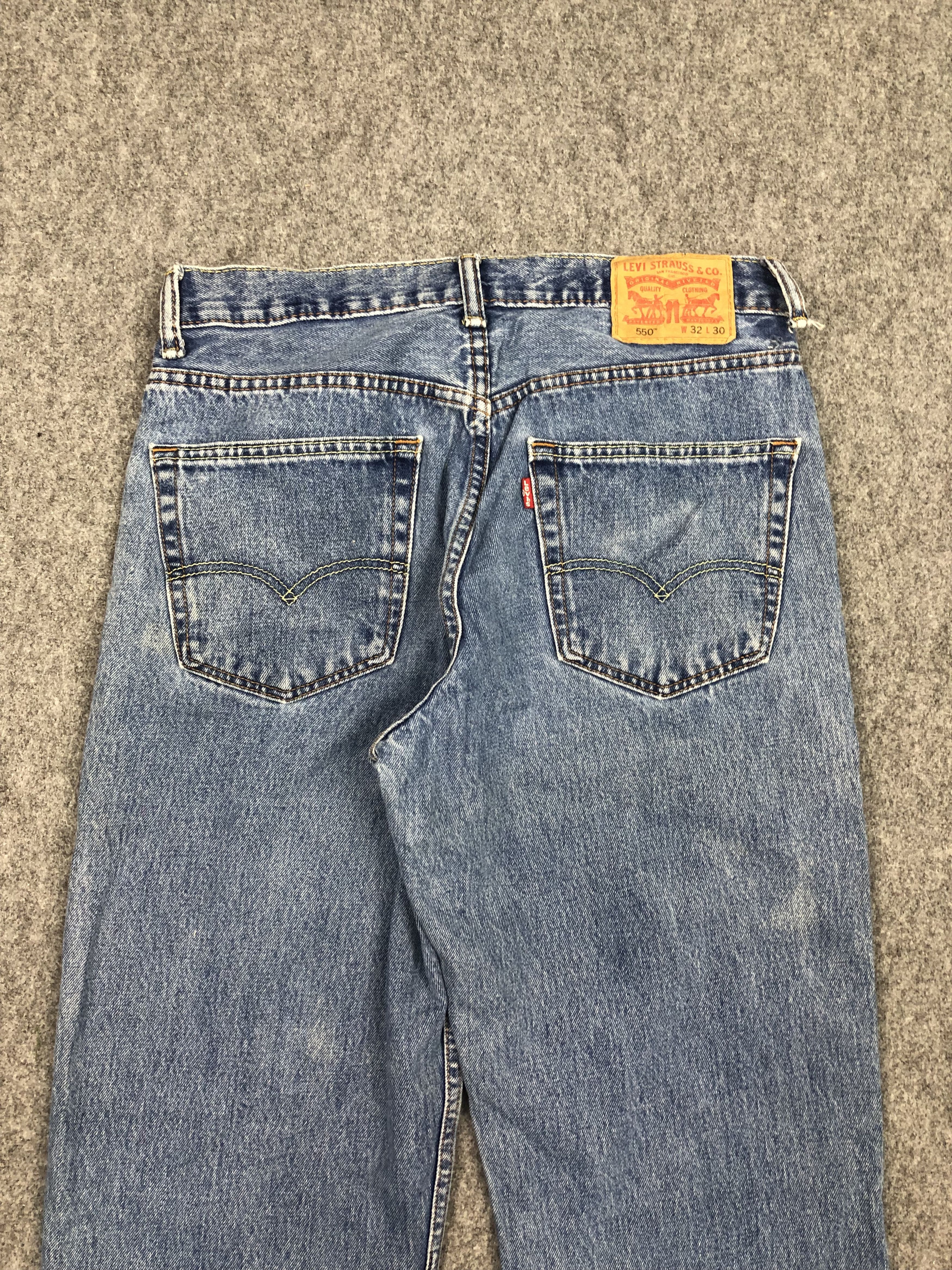 Levi's × Vintage Vintage Distressed Levis 550 Jeans DP0377 Size US 33 - 4 Thumbnail