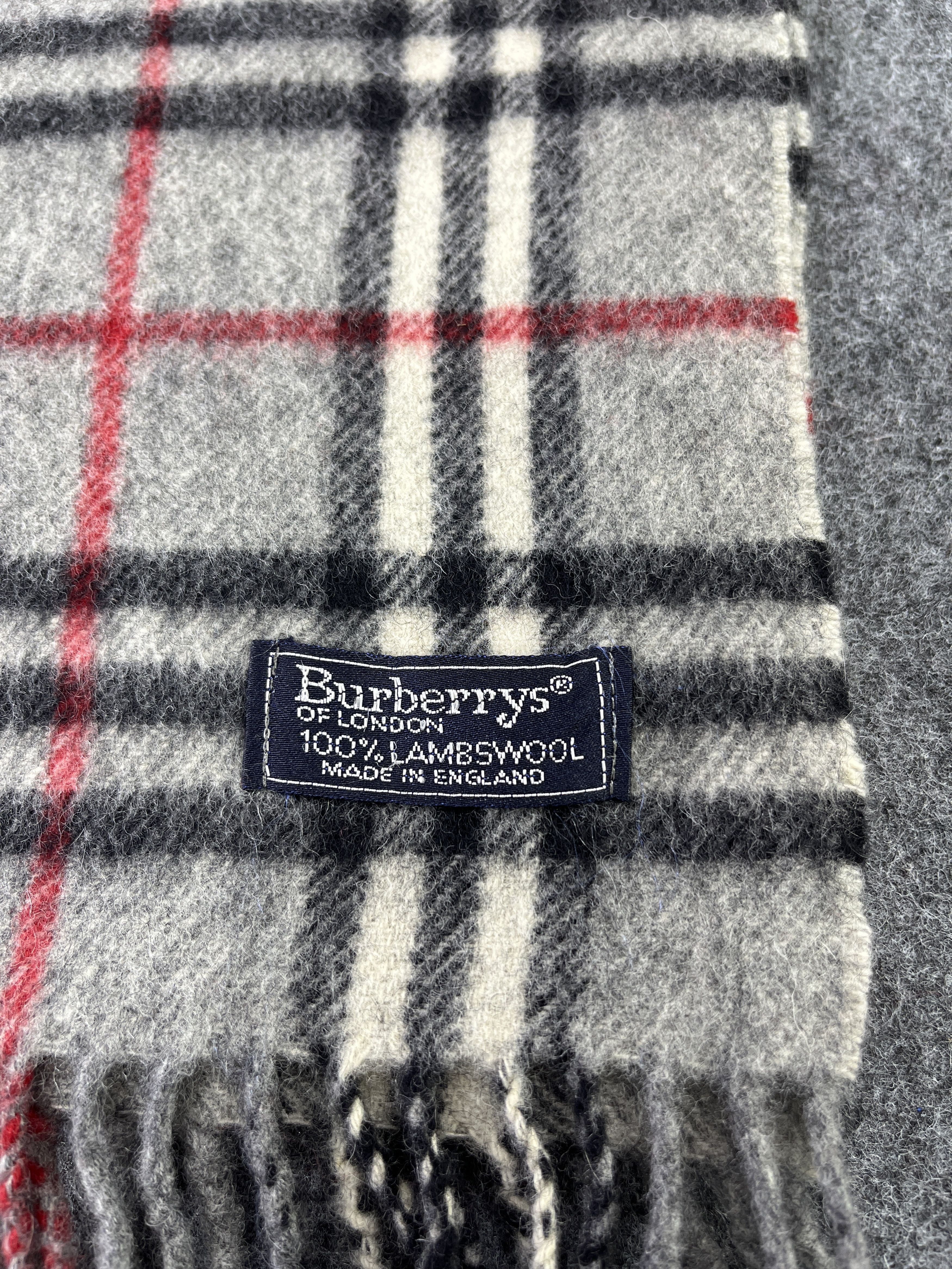 Burberry × Vintage Burberry Scarf / Muffler / Neckwear T222 Size ONE SIZE - 6 Thumbnail