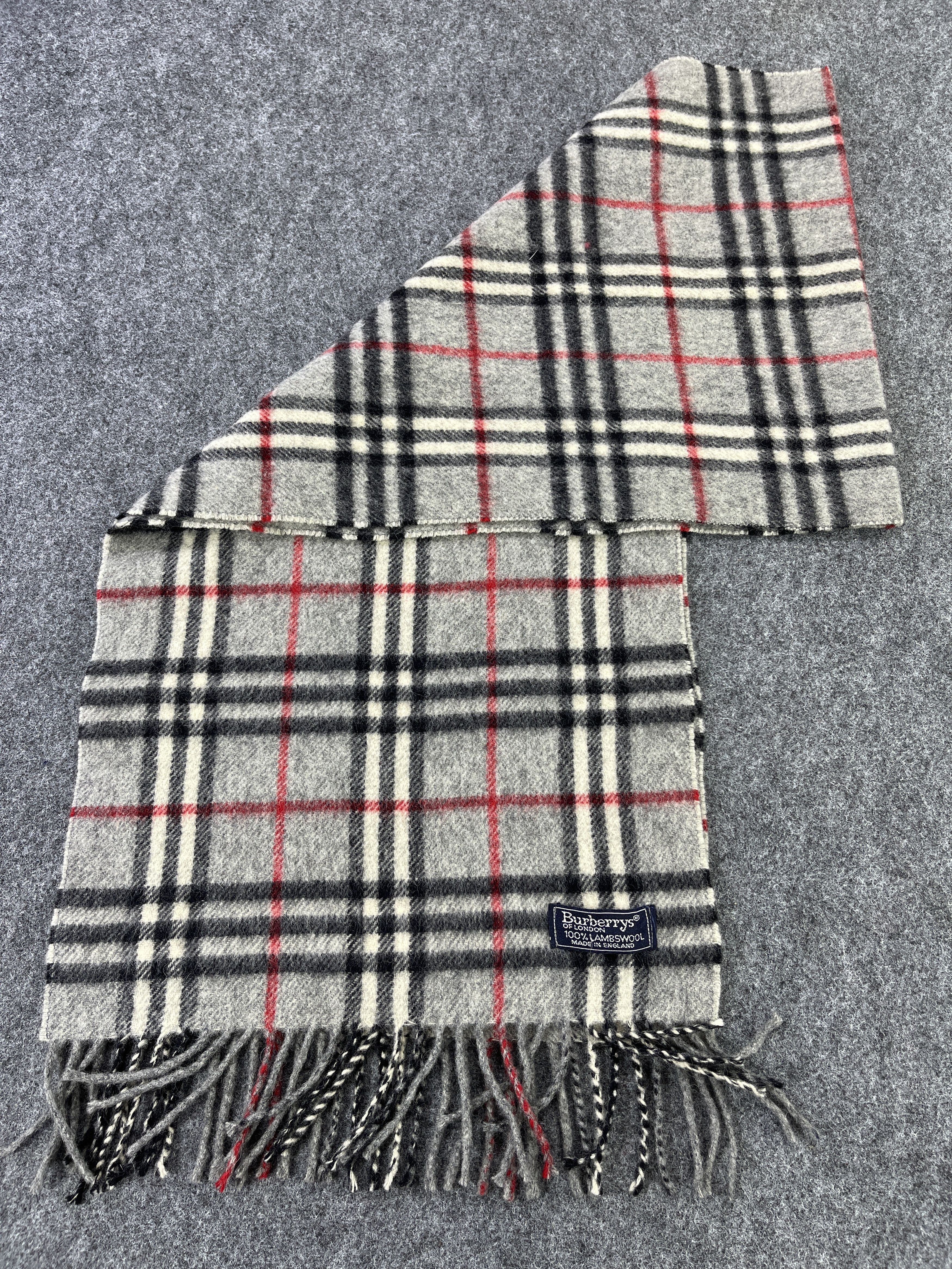 Burberry × Vintage Burberry Scarf / Muffler / Neckwear T222 Size ONE SIZE - 3 Thumbnail