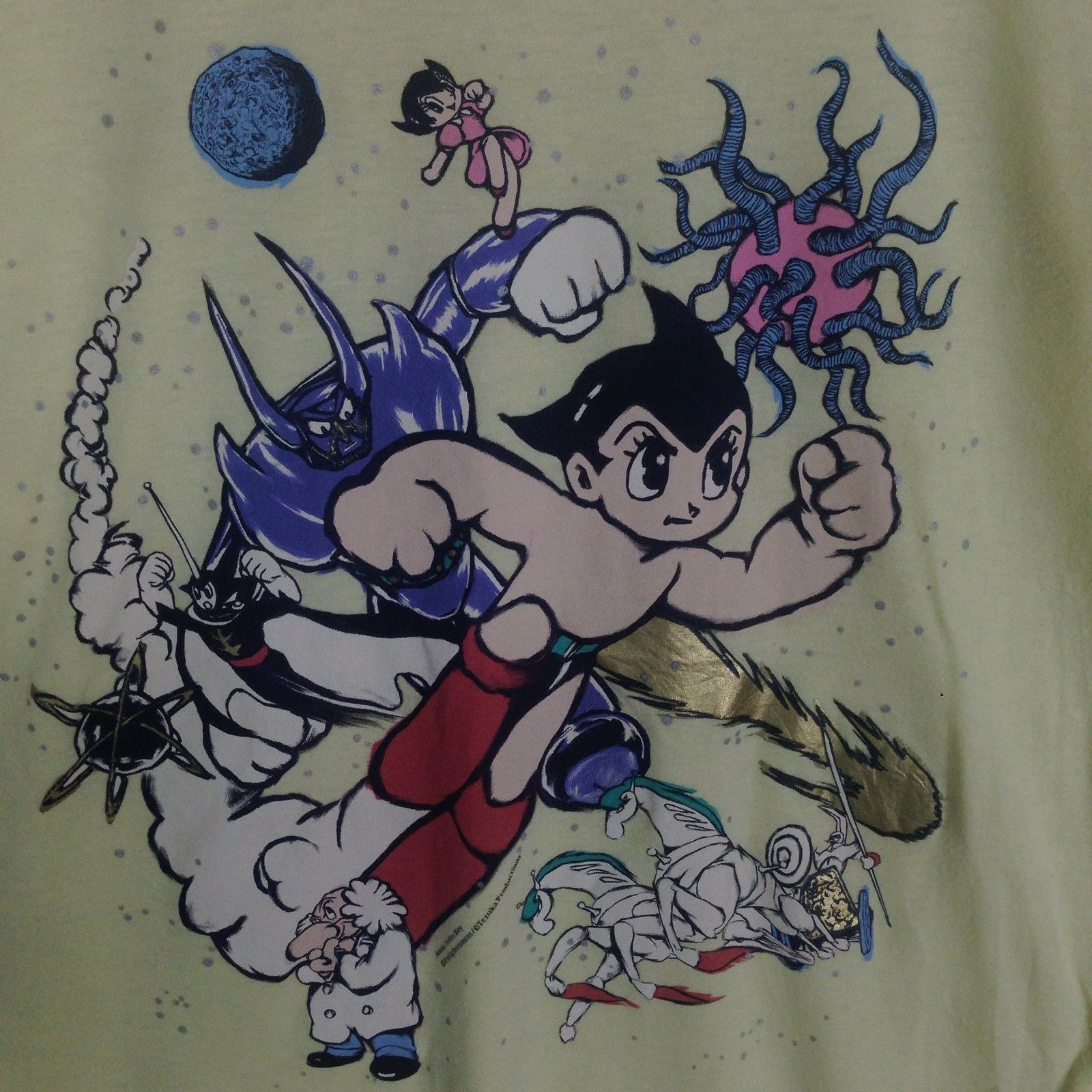 Anime Vintage Astro Boy Mighty Atom Japanese Anime Movie Cartoon Size US M / EU 48-50 / 2 - 3 Thumbnail