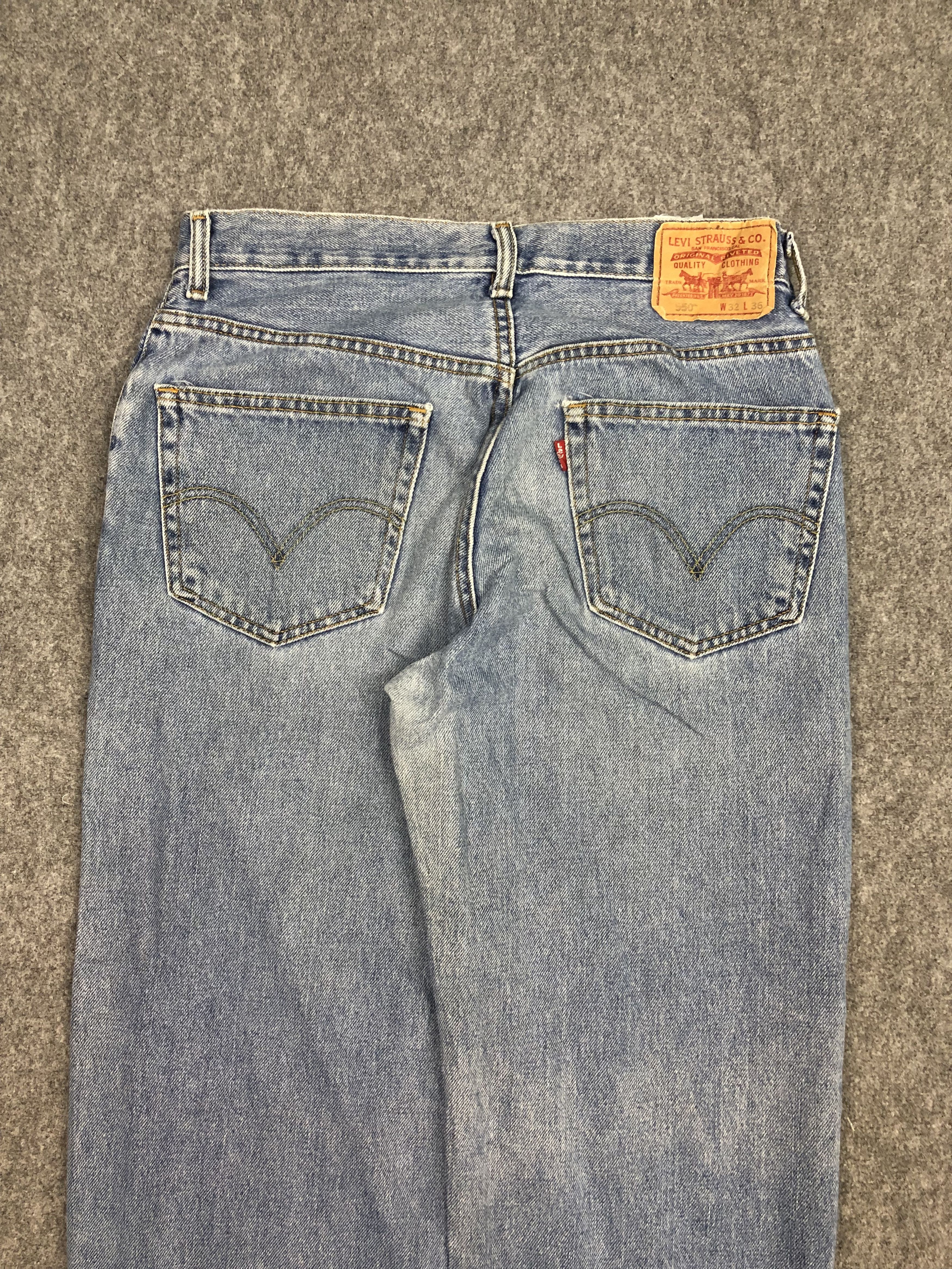 Levi's × Vintage Vintage Levis 550 Jeans DP0437 Size US 33 - 4 Thumbnail