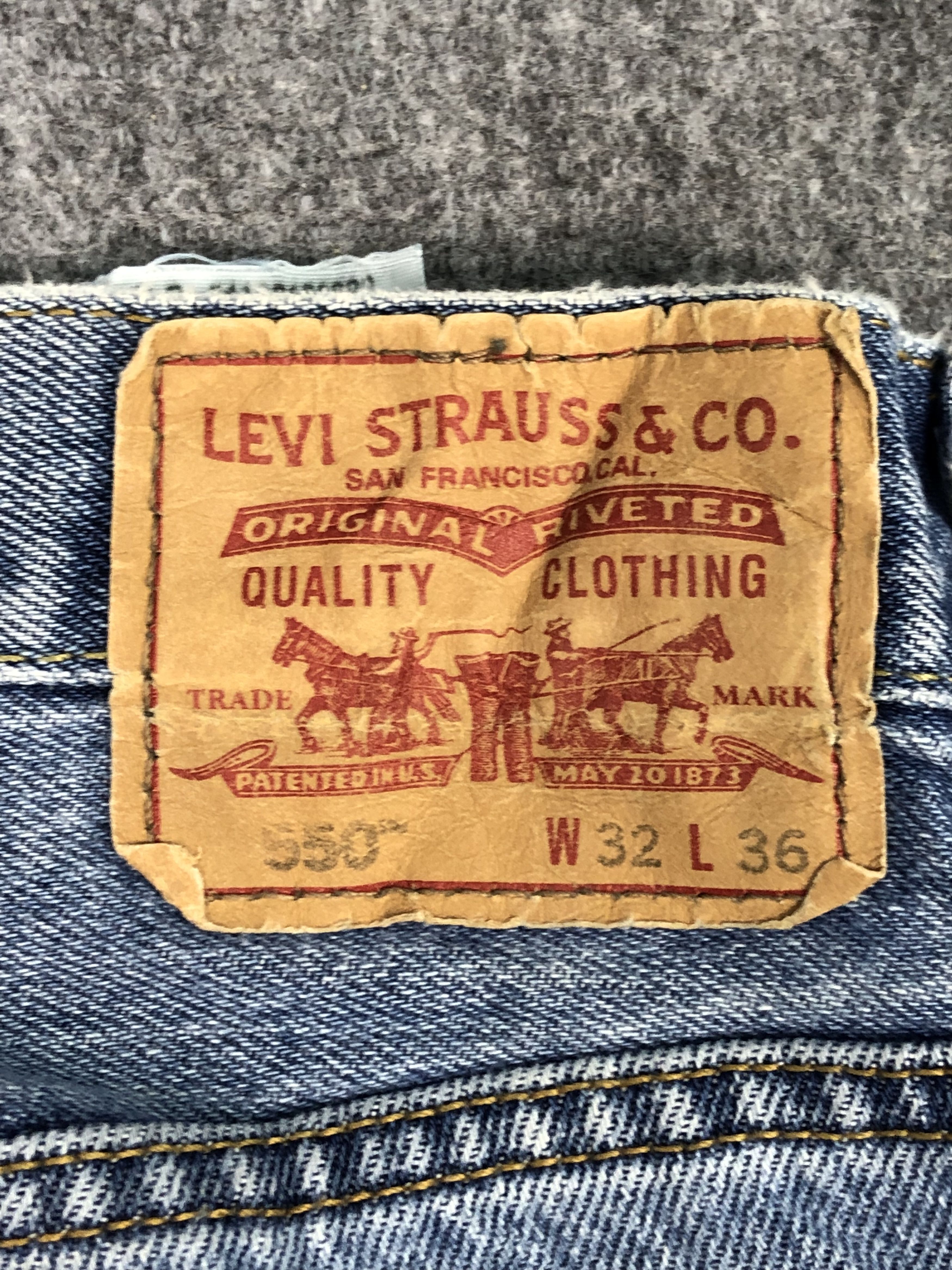 Levi's × Vintage Vintage Levis 550 Jeans DP0437 Size US 33 - 5 Thumbnail