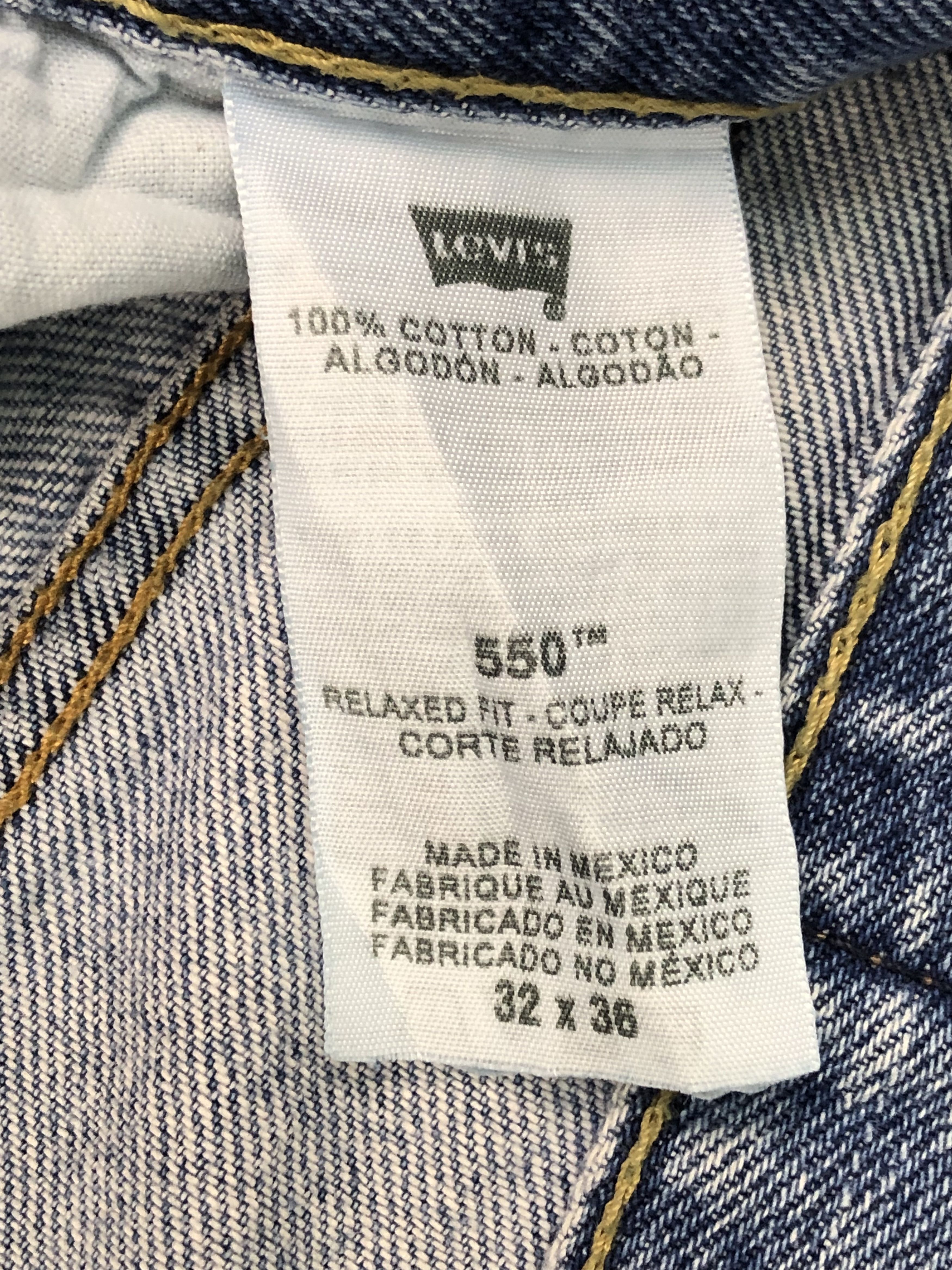 Levi's × Vintage Vintage Levis 550 Jeans DP0437 Size US 33 - 8 Thumbnail