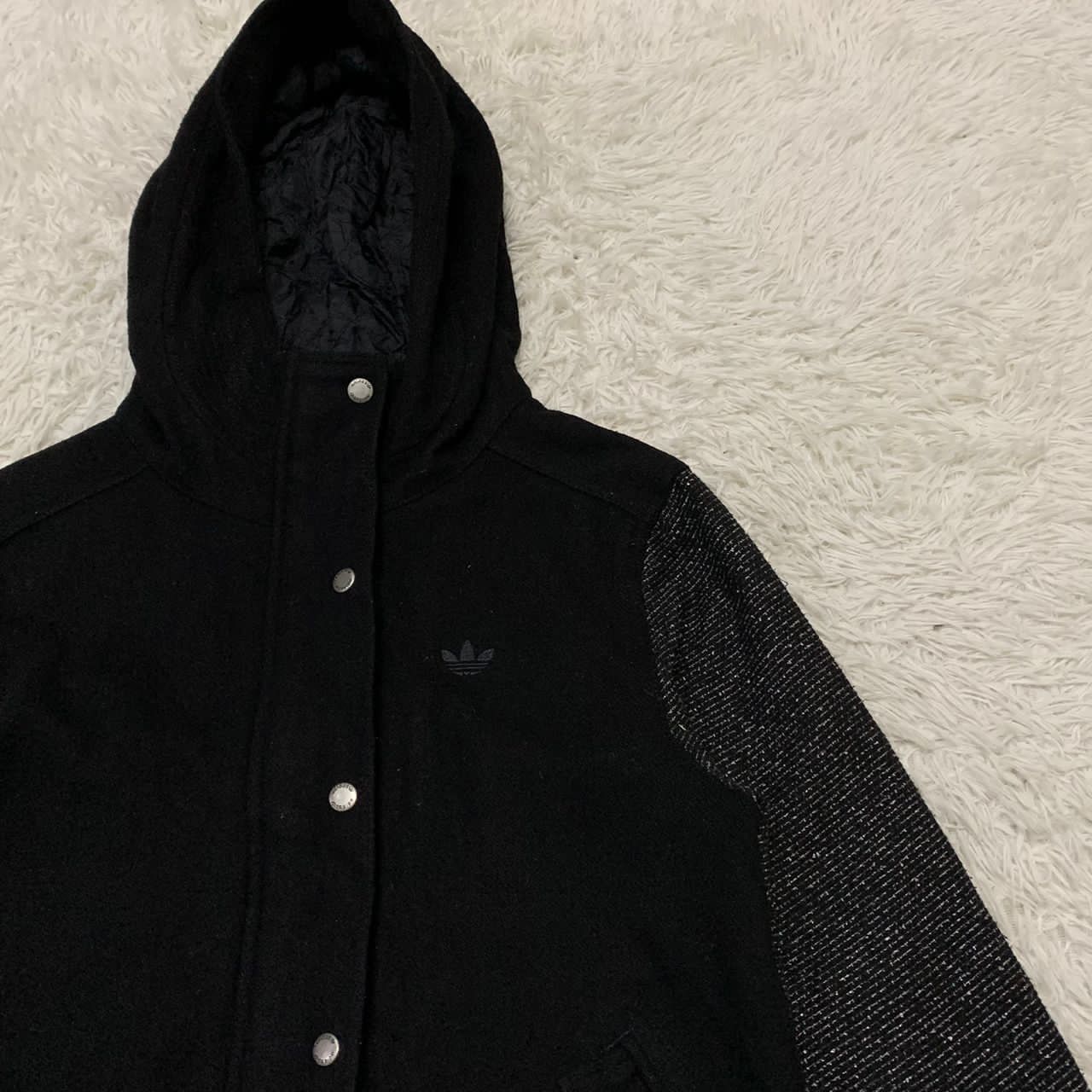 Adidas Adidas with the 3 stripes fishtail style hoodie jacket Size US S / EU 44-46 / 1 - 4 Thumbnail