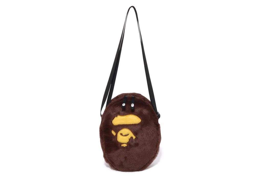 image of Bape Ape Shoulder Bag in Black, Men's