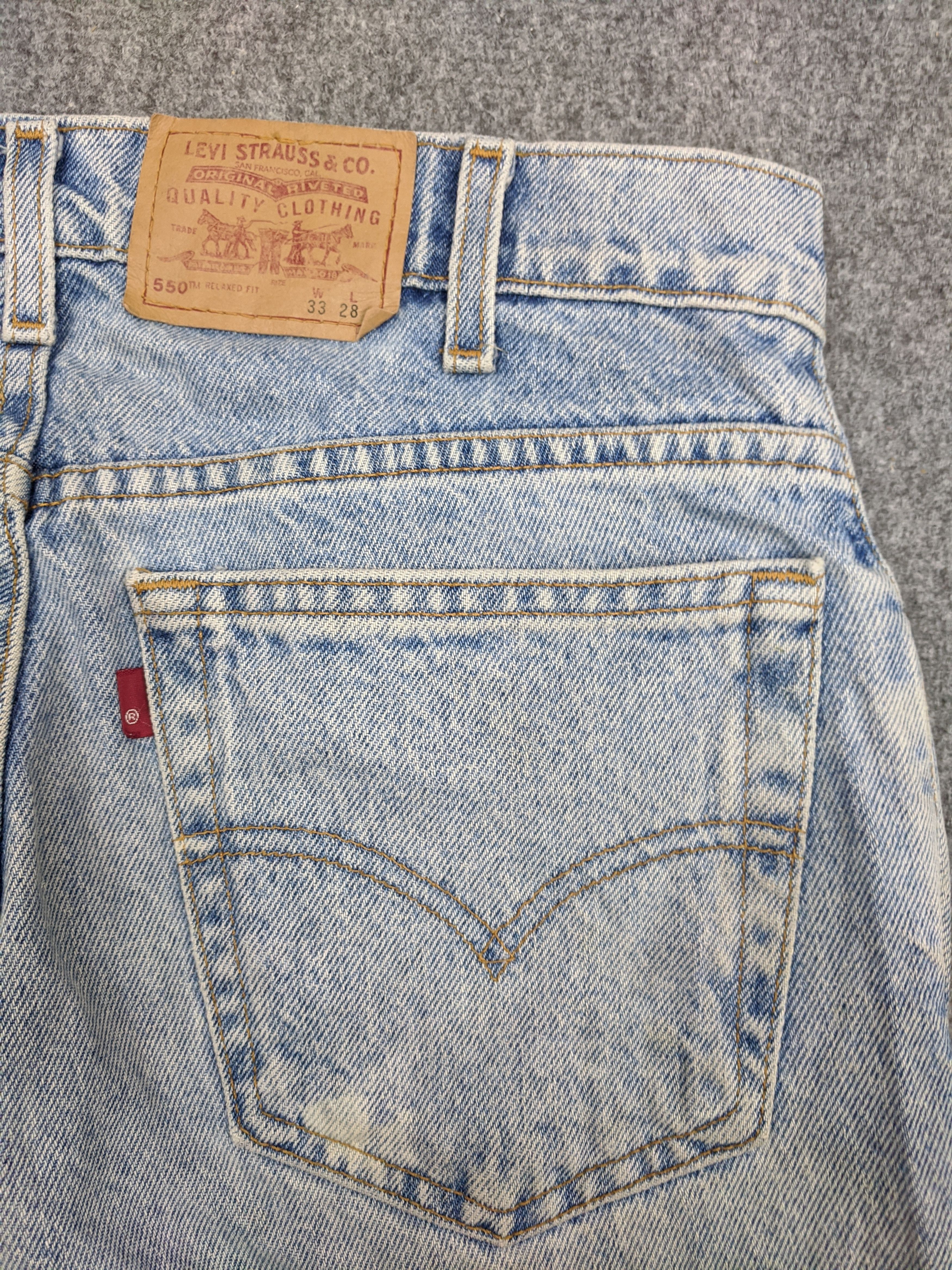 Levi's × Vintage Vintage Levis 550 Jeans DP0648 Size US 33 - 12 Thumbnail