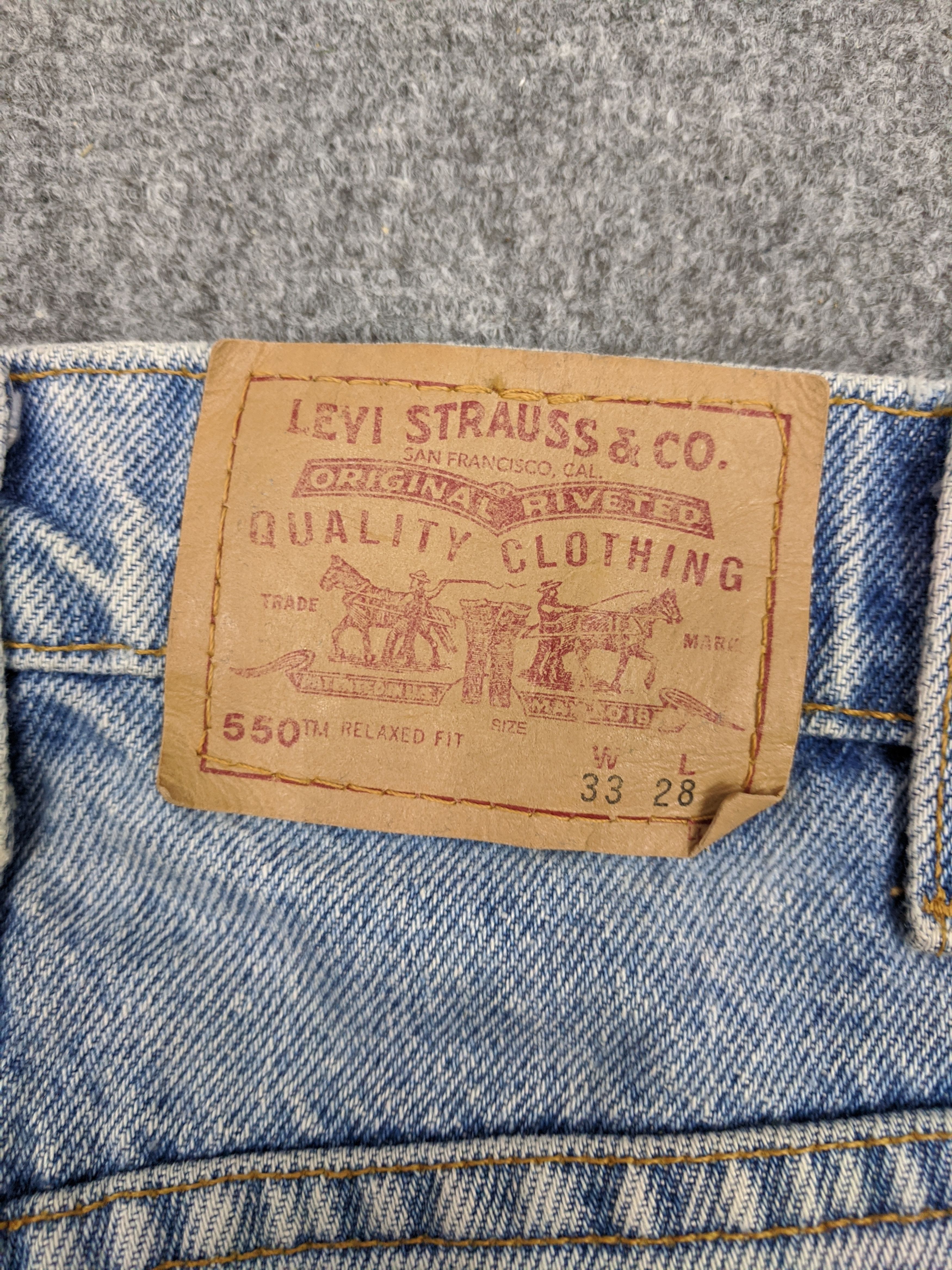 Levi's × Vintage Vintage Levis 550 Jeans DP0648 Size US 33 - 5 Thumbnail