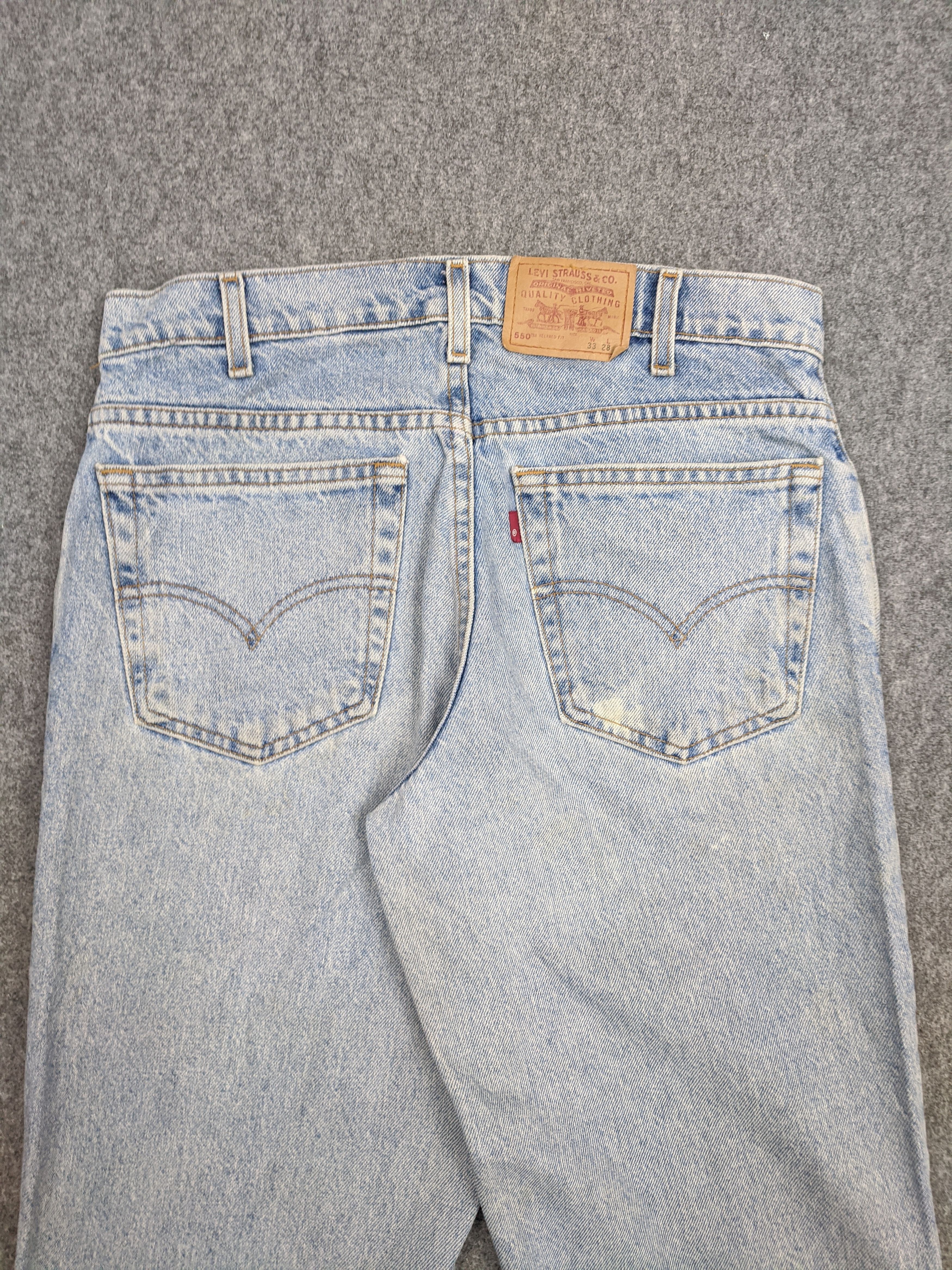 Levi's × Vintage Vintage Levis 550 Jeans DP0648 Size US 33 - 4 Thumbnail