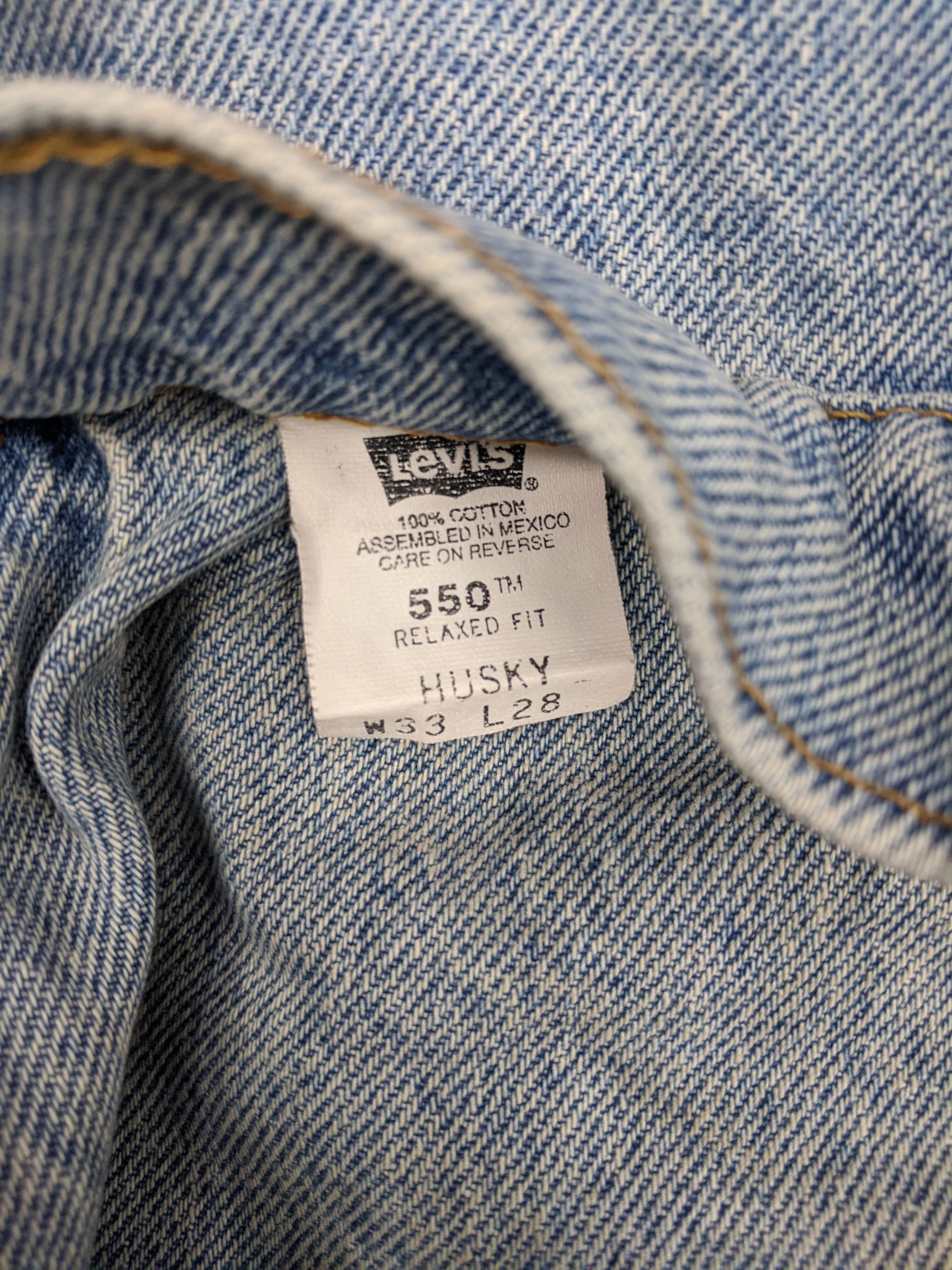 Levi's × Vintage Vintage Levis 550 Jeans DP0648 Size US 33 - 7 Thumbnail