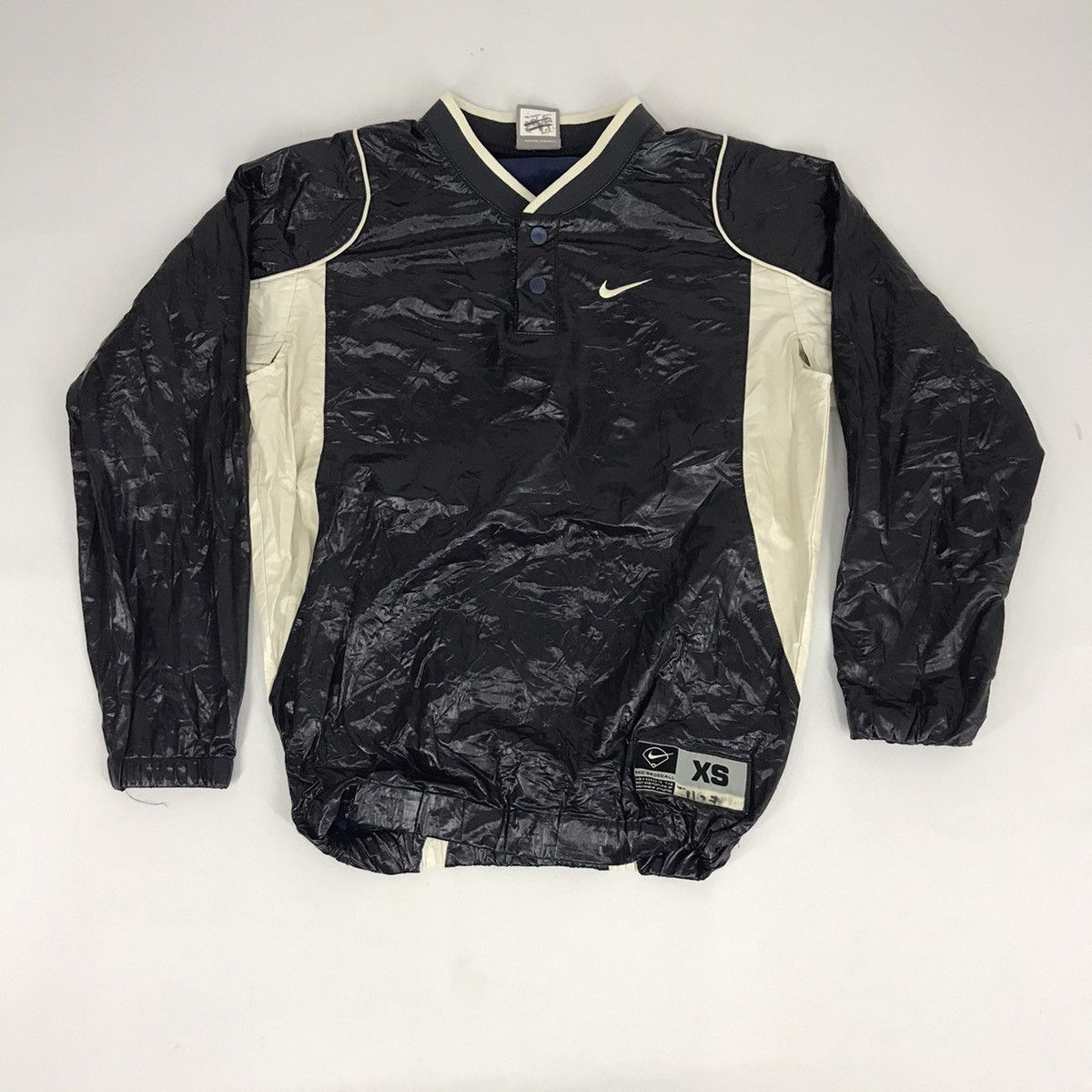 Nike Vintage Nike Baseball Swoosh Big Logo Waterproof Jacket Size M / US 6-8 / IT 42-44 - 2 Thumbnail