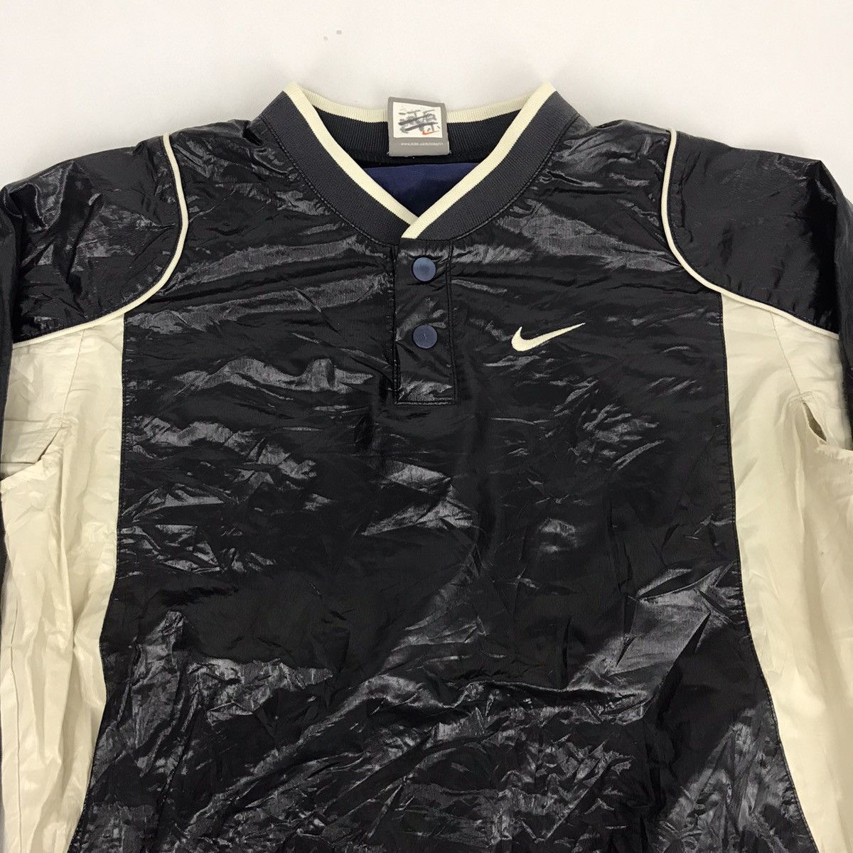 Nike Vintage Nike Baseball Swoosh Big Logo Waterproof Jacket Size M / US 6-8 / IT 42-44 - 3 Thumbnail