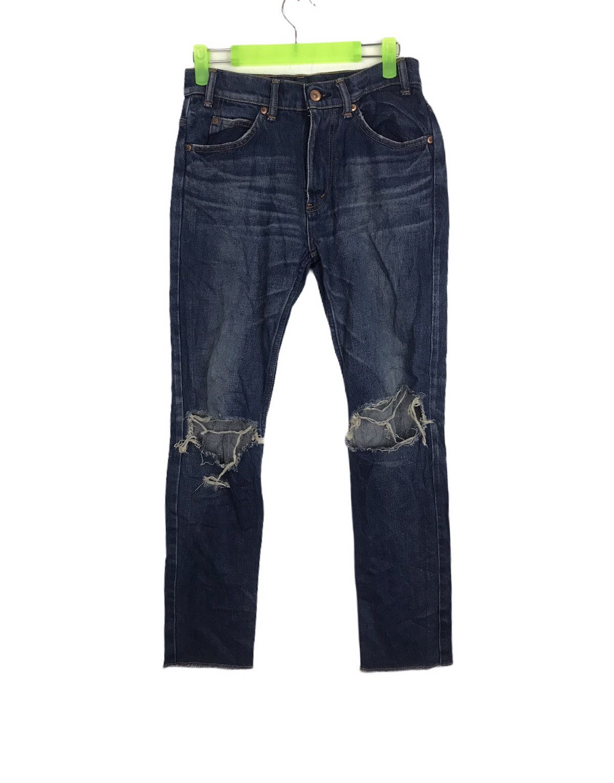 Vintage Vintage RTTW Distressed Denim Indigo Modern Classic Design Size US 28 / EU 44 - 1 Thumbnail