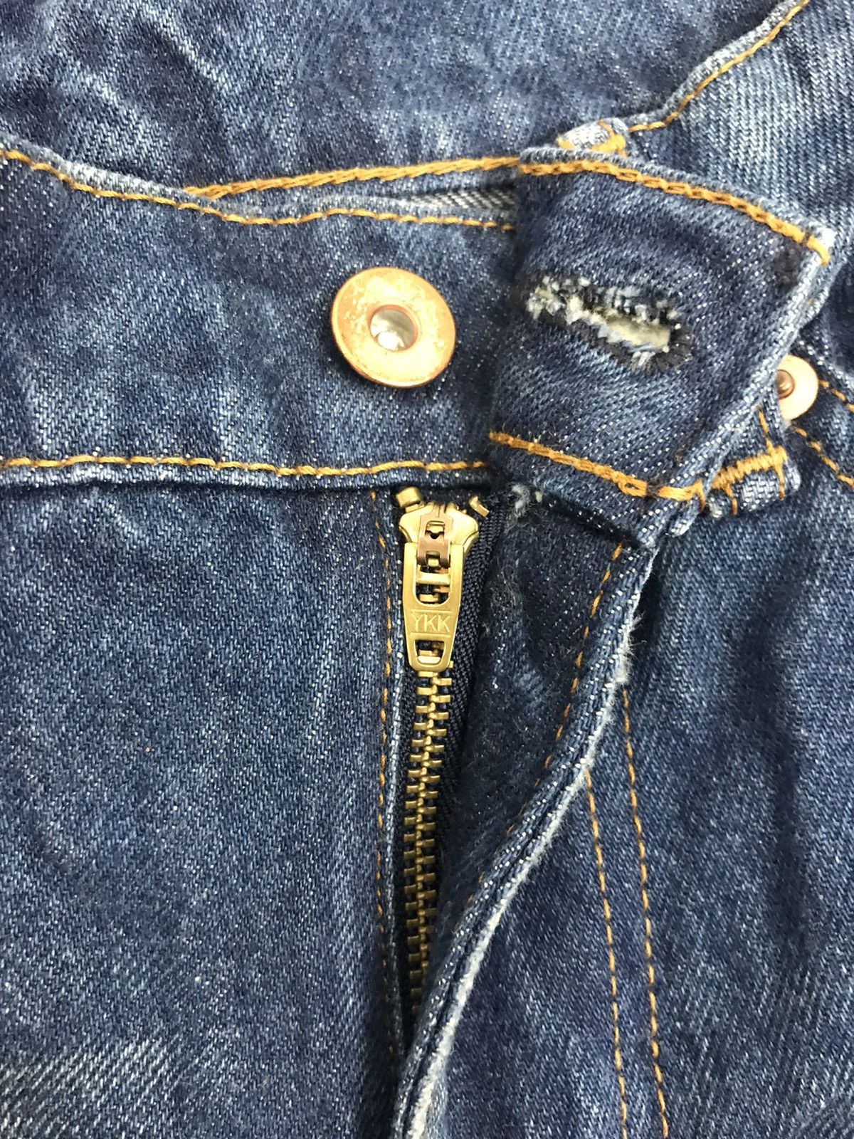 Vintage Vintage RTTW Distressed Denim Indigo Modern Classic Design Size US 28 / EU 44 - 9 Thumbnail