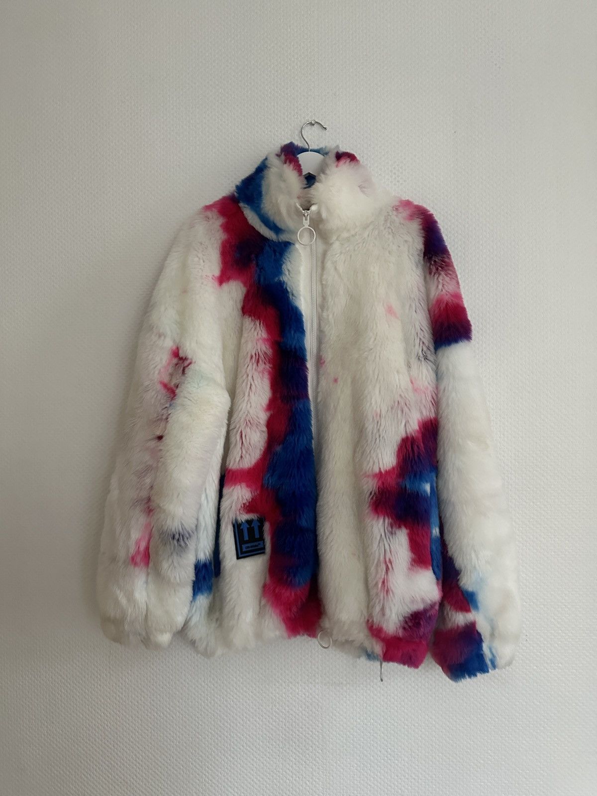 image of Off White Off-White Faux Fur Jacket, Men's (Size Small)