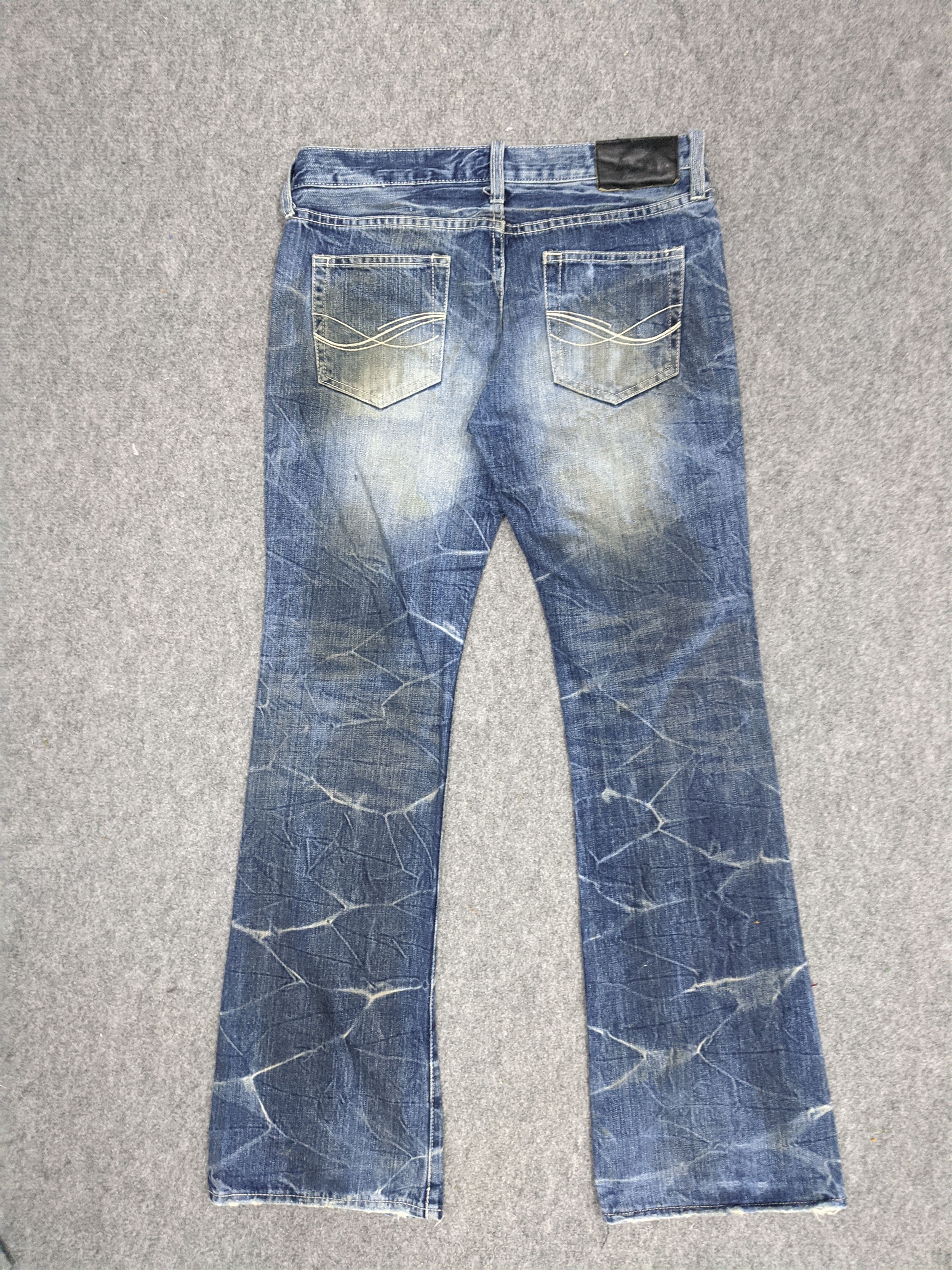 If Six Was Nine × Japanese Brand × Vintage Vintage Distressed Flared Jeans DP0663 Size US 33 - 3 Thumbnail