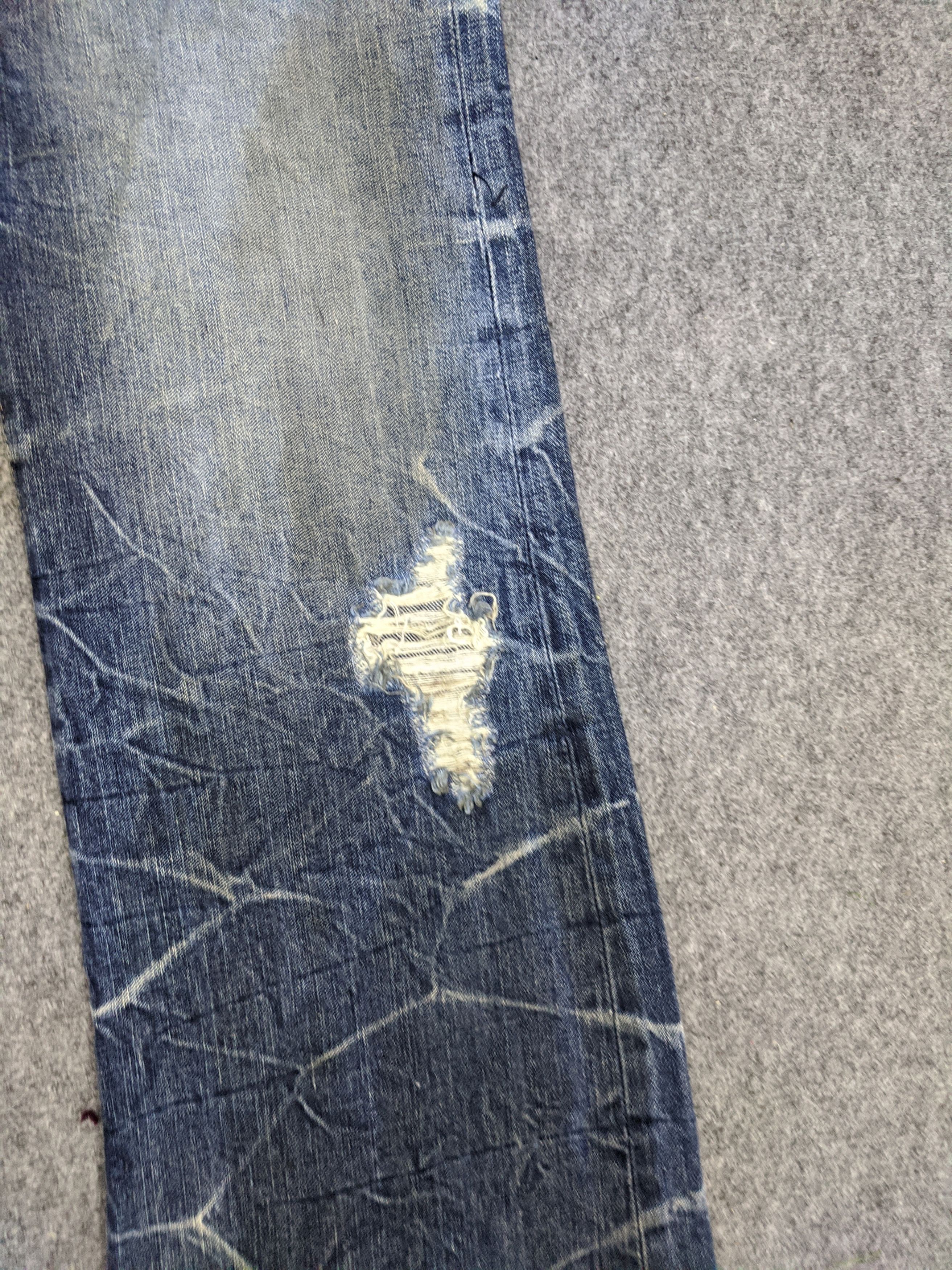 If Six Was Nine × Japanese Brand × Vintage Vintage Distressed Flared Jeans DP0663 Size US 33 - 13 Thumbnail
