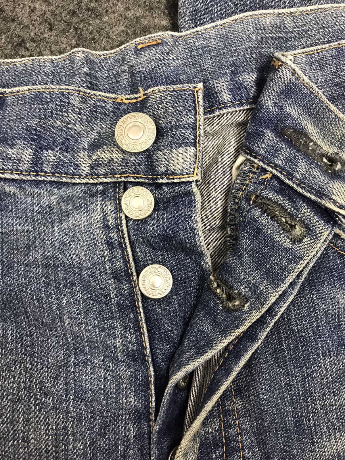 Takeo Kikuchi Takeo Kikuchi Japan Japanese Industrial Designer Denim Jeans Size 32" / US 10 / IT 46 - 4 Thumbnail