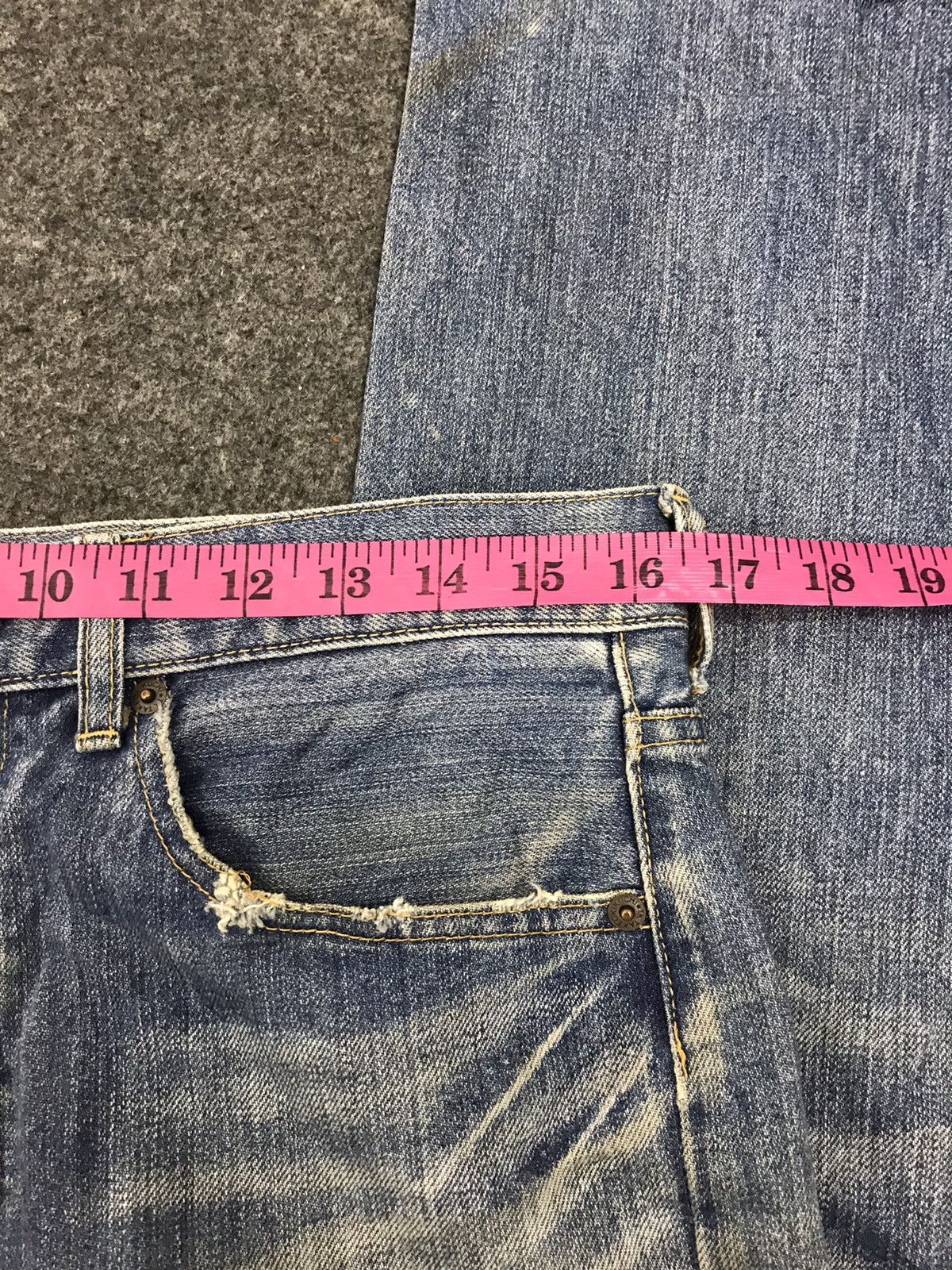 Takeo Kikuchi Takeo Kikuchi Japan Japanese Industrial Designer Denim Jeans Size 32" / US 10 / IT 46 - 8 Thumbnail