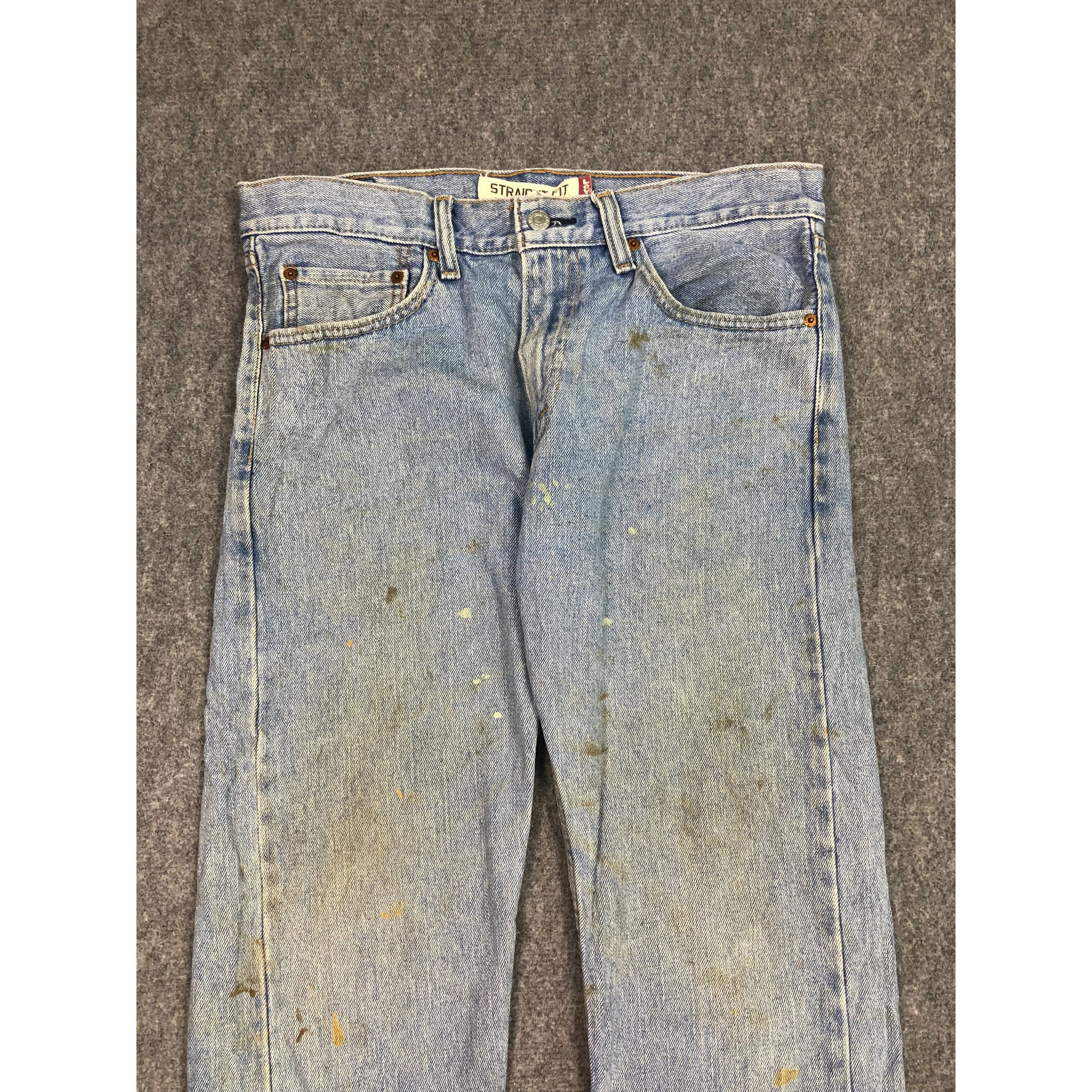 Levi's × Vintage Vintage Levis 505 Regular Fit Faded Denim DP0198 Size US 33 - 3 Thumbnail