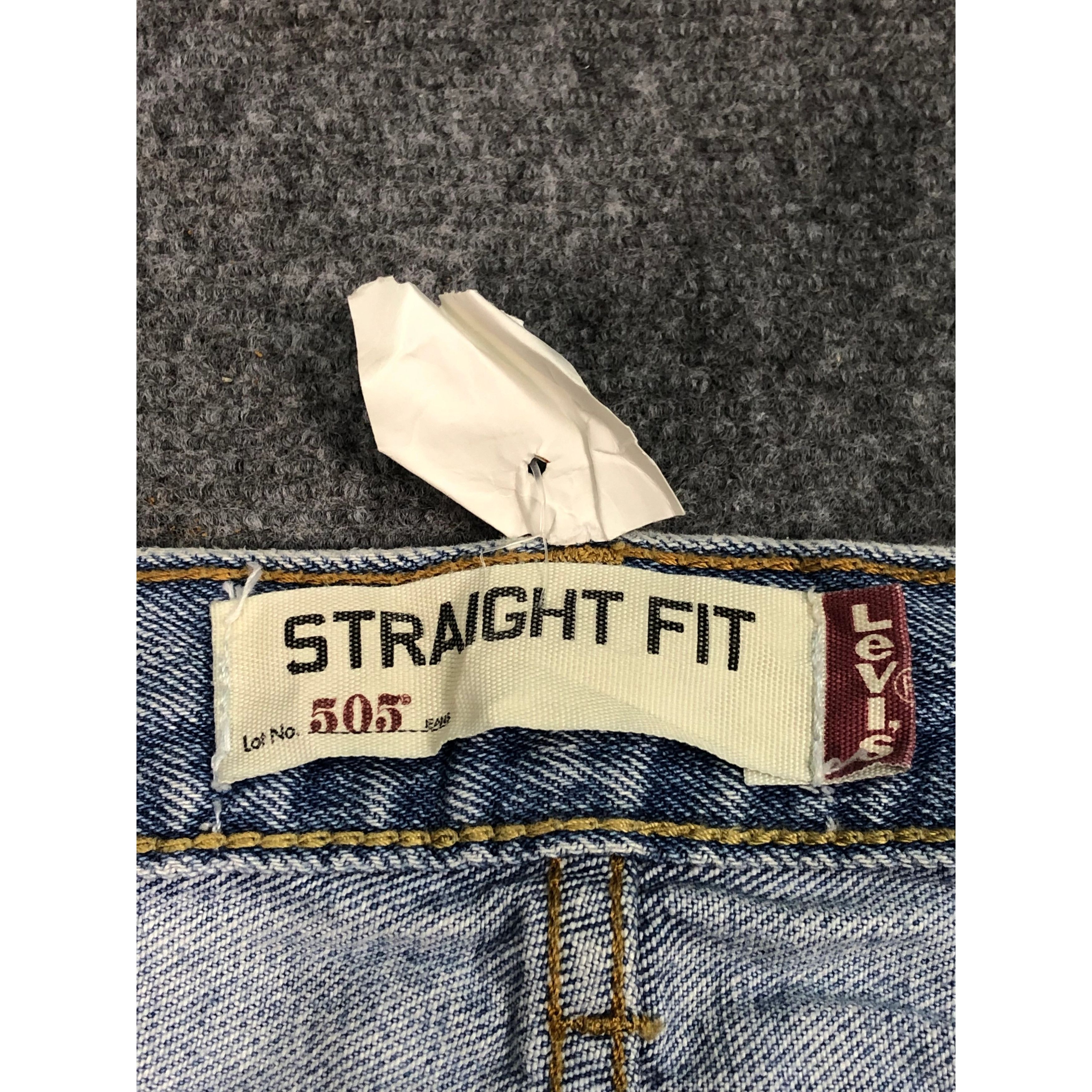 Levi's × Vintage Vintage Levis 505 Regular Fit Faded Denim DP0198 Size US 33 - 6 Thumbnail