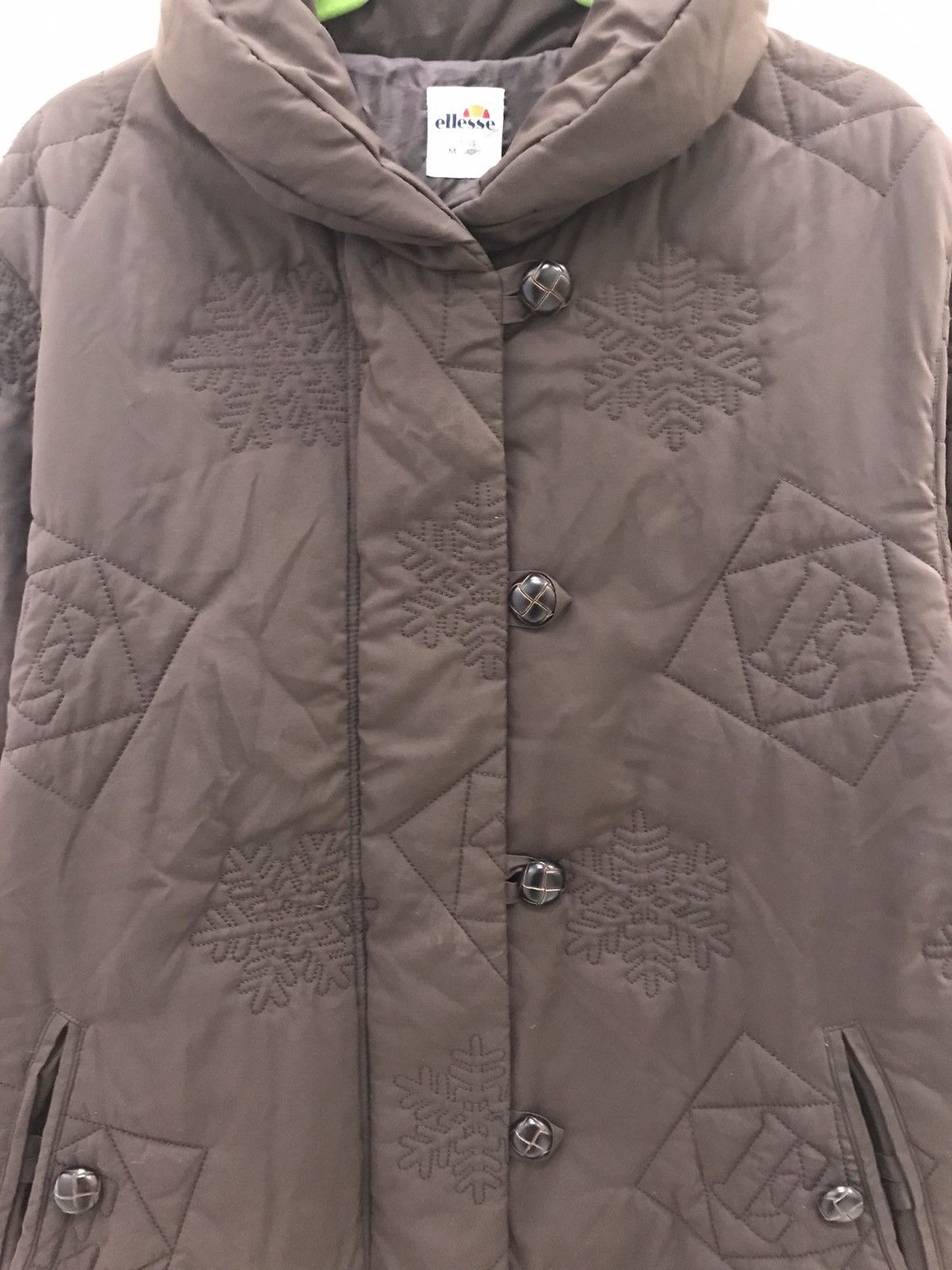 Ellesse Ellese Winter Button Up Puffer Coat Size US M / EU 48-50 / 2 - 5 Thumbnail