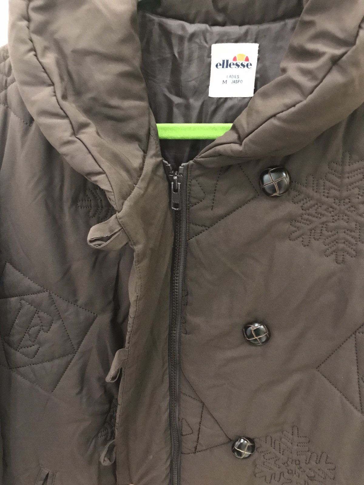 Ellesse Ellese Winter Button Up Puffer Coat Size US M / EU 48-50 / 2 - 18 Thumbnail
