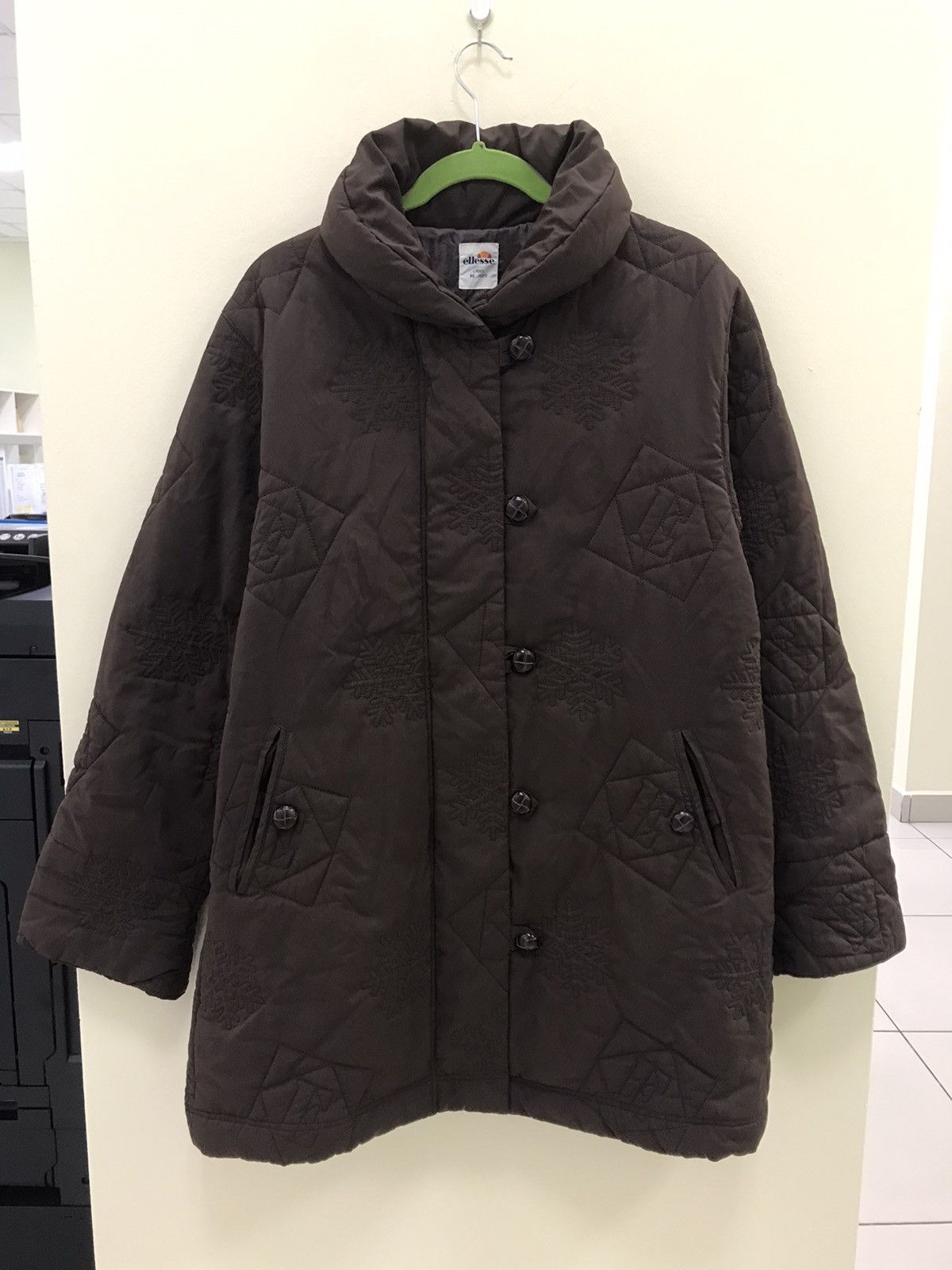 Ellesse Ellese Winter Button Up Puffer Coat Size US M / EU 48-50 / 2 - 1 Thumbnail