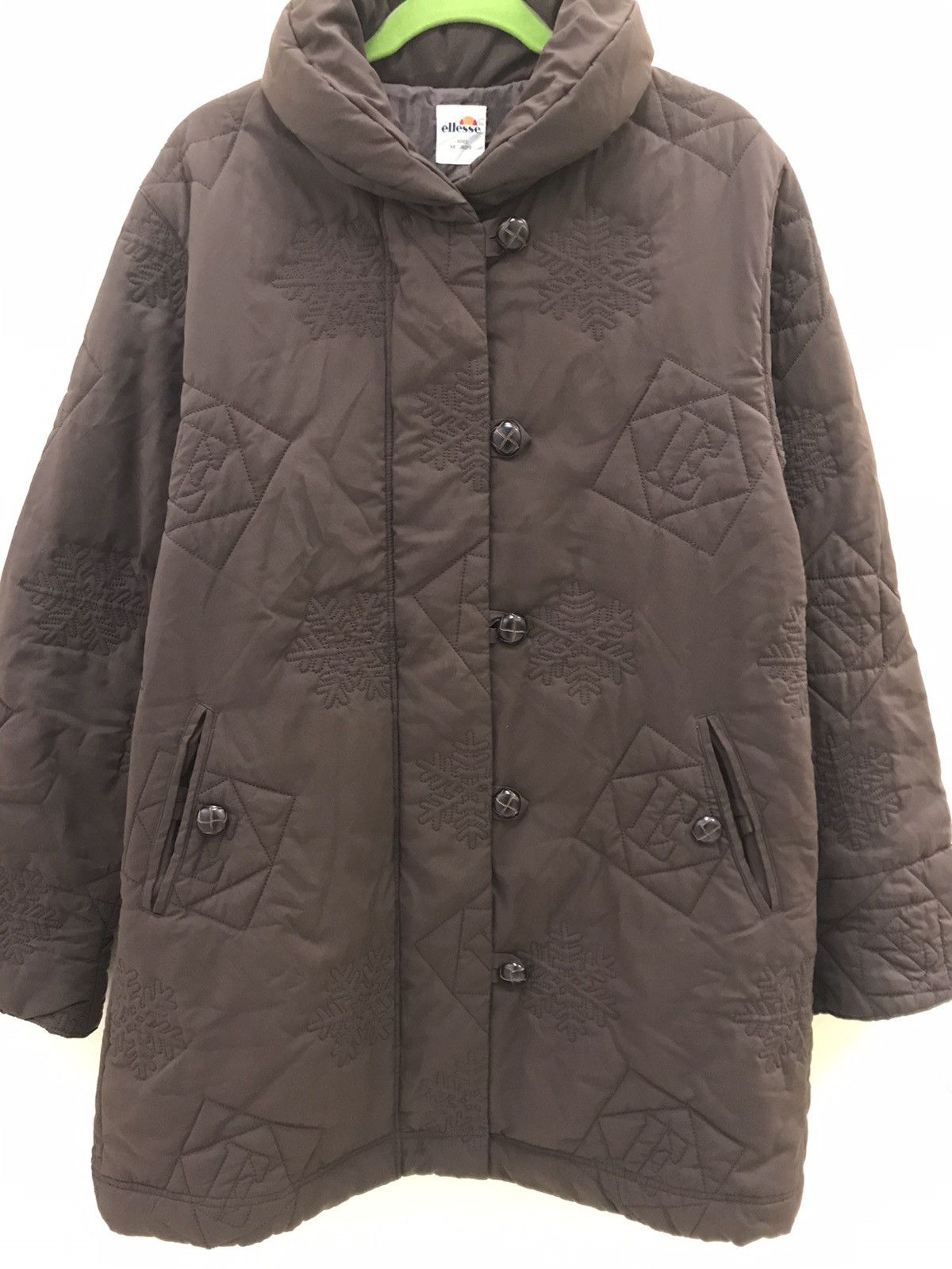 Ellesse Ellese Winter Button Up Puffer Coat Size US M / EU 48-50 / 2 - 9 Thumbnail