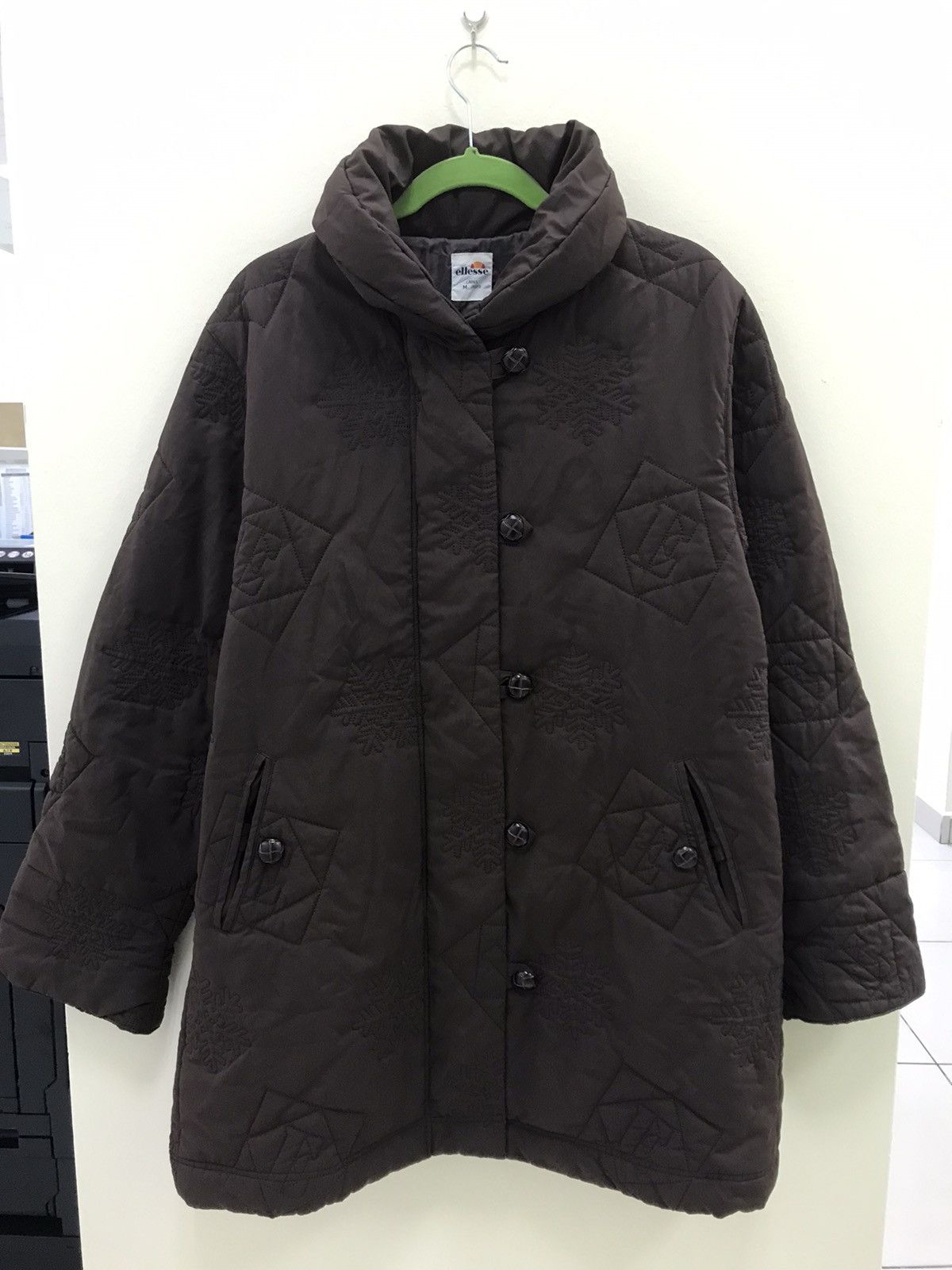 Ellesse Ellese Winter Button Up Puffer Coat Size US M / EU 48-50 / 2 - 3 Thumbnail
