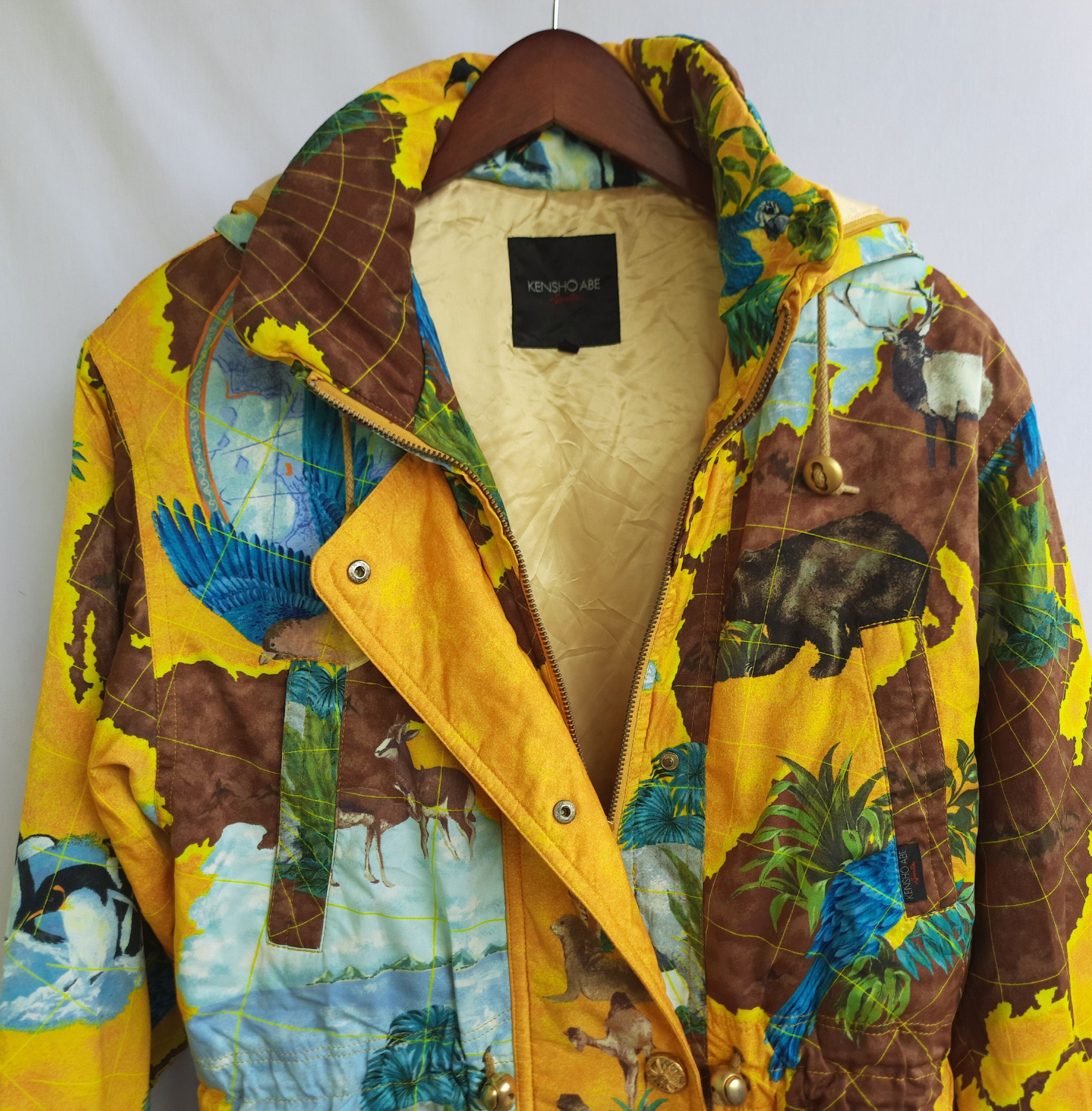 Kensho Abe Vintage Kensho Abe Sports Japan AOP Jacket Size L / US 10 / IT 46 - 8 Thumbnail
