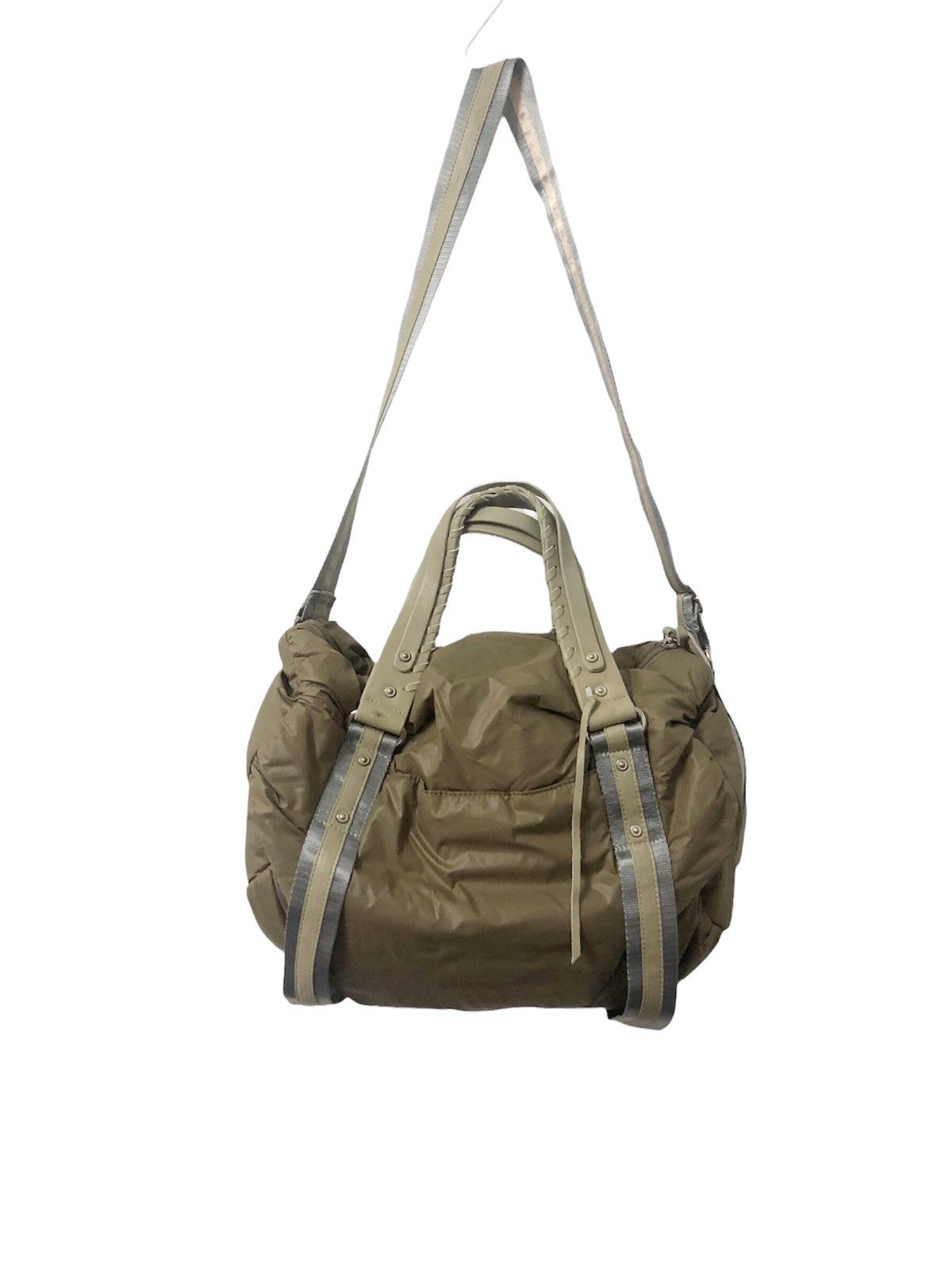 Duffel Puffer Carry Bag in Green, Men's