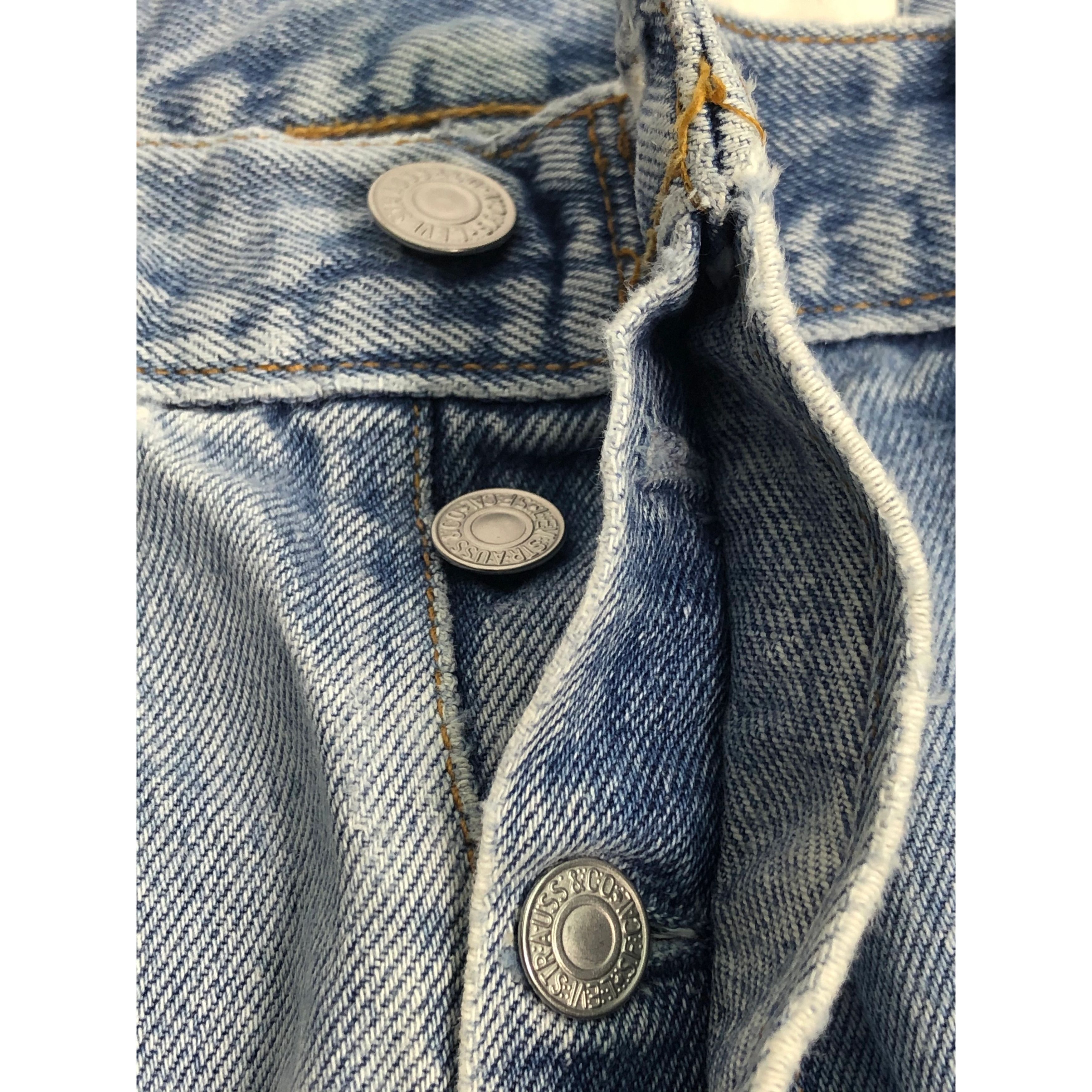 Levi's Vintage 90s Levis 501 Faded Denim Pant DP0040 Size US 33 - 8 Thumbnail